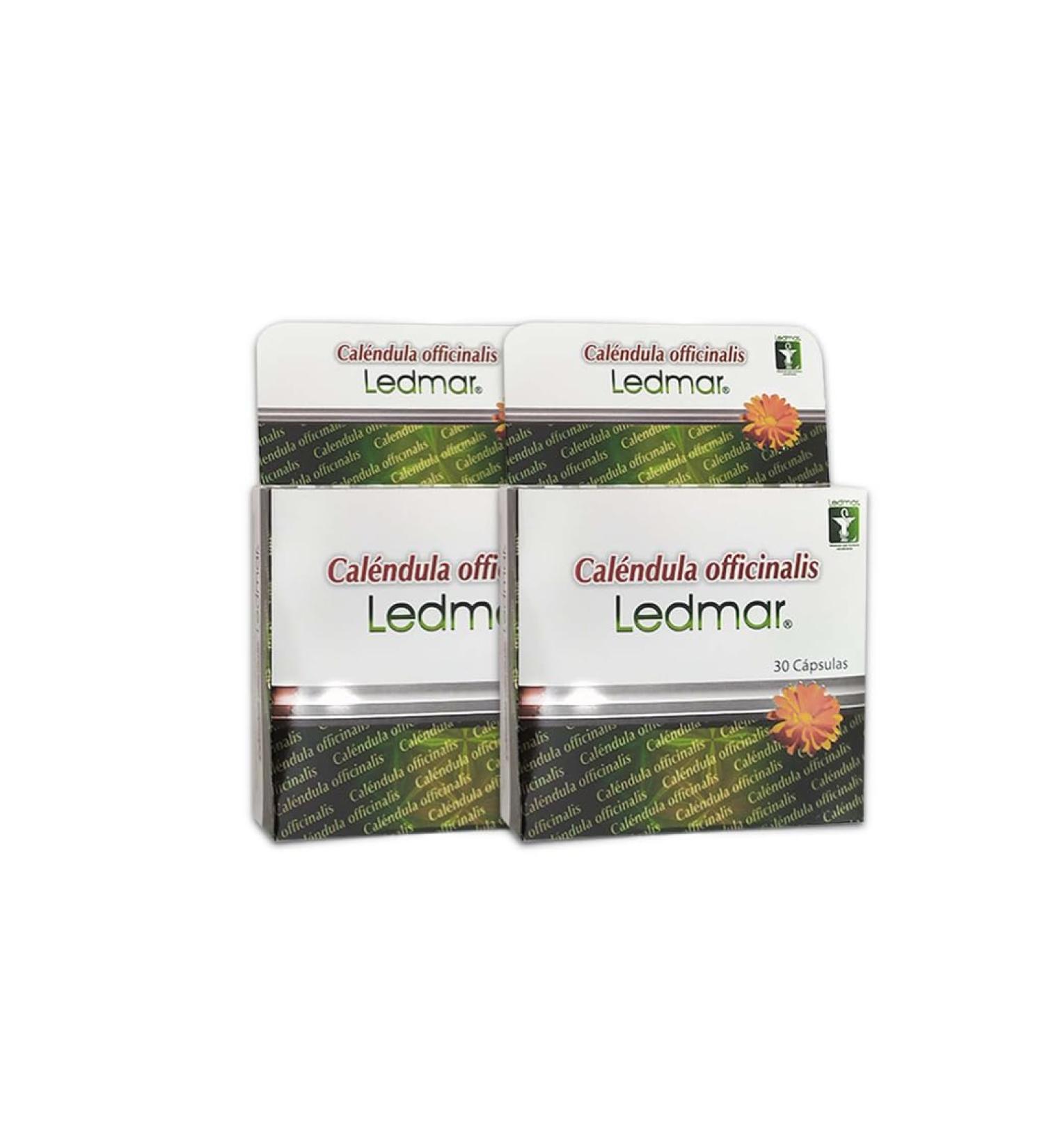 DOLOLED LEDMAR Cal ndula Officinalis - 2 Pack (60 Capsules) | 300 mg Natural Anti-Inflammatory & Antioxidant for Pain Relief - Buy Online on GoSupps.com