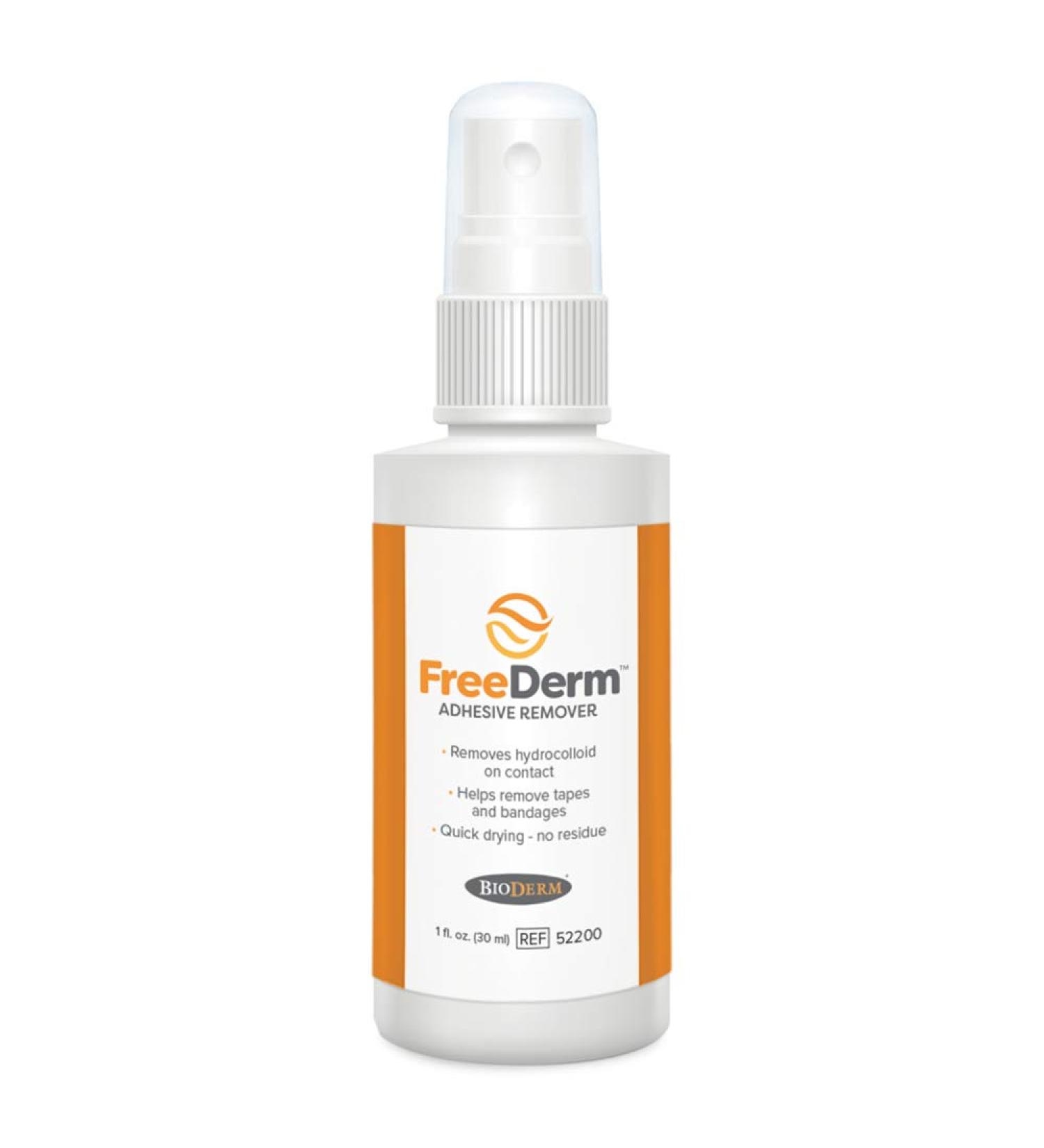 FreeDerm Adhesive Remover 1oz - Gentle Formula - Pack of 1 - Buy Online on GoSupps.com