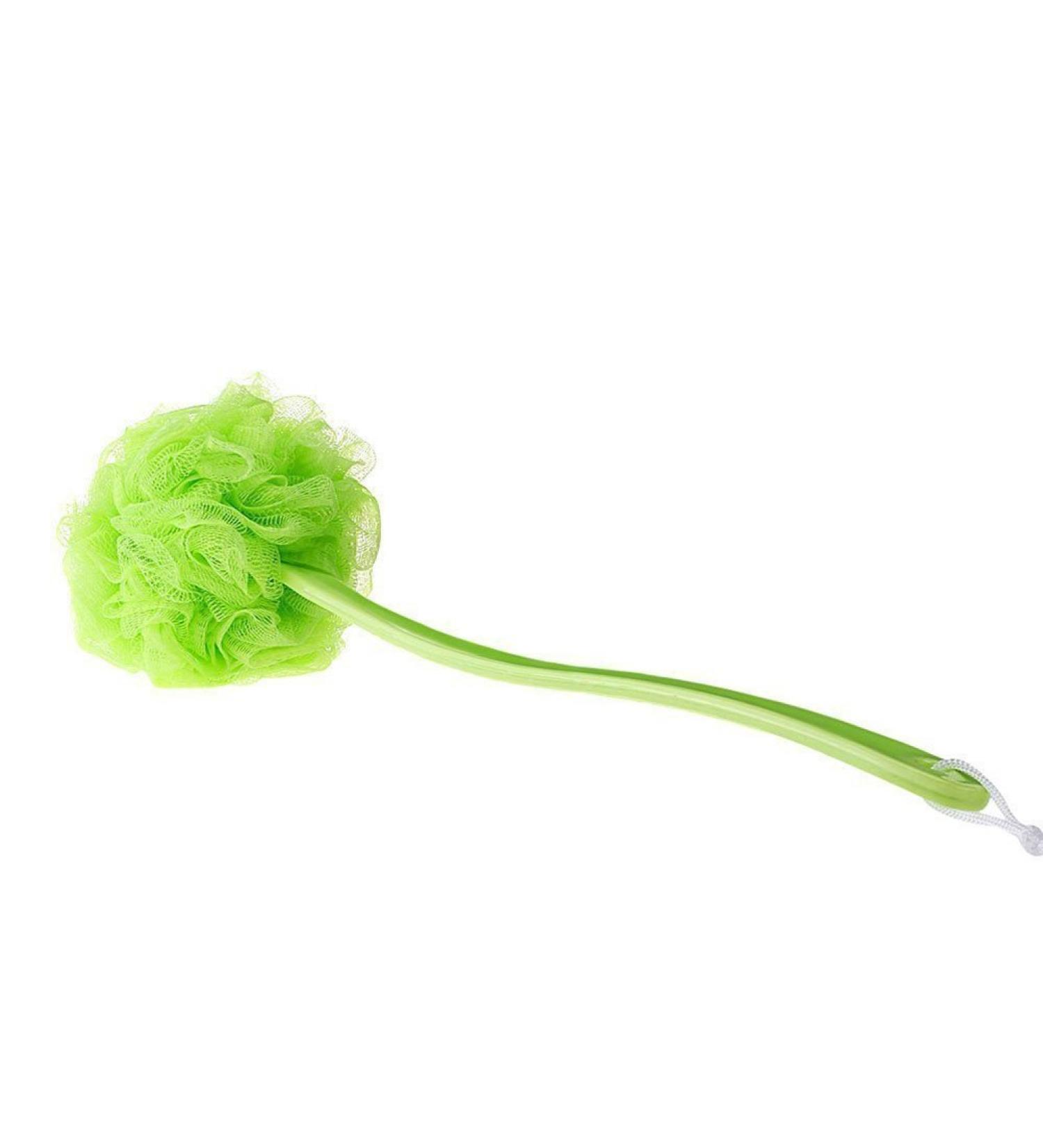 VILLCASE Long Handled Loofah Stick Body Back Scrubber Bath Sponge - Random Color - Buy Online on GoSupps.com