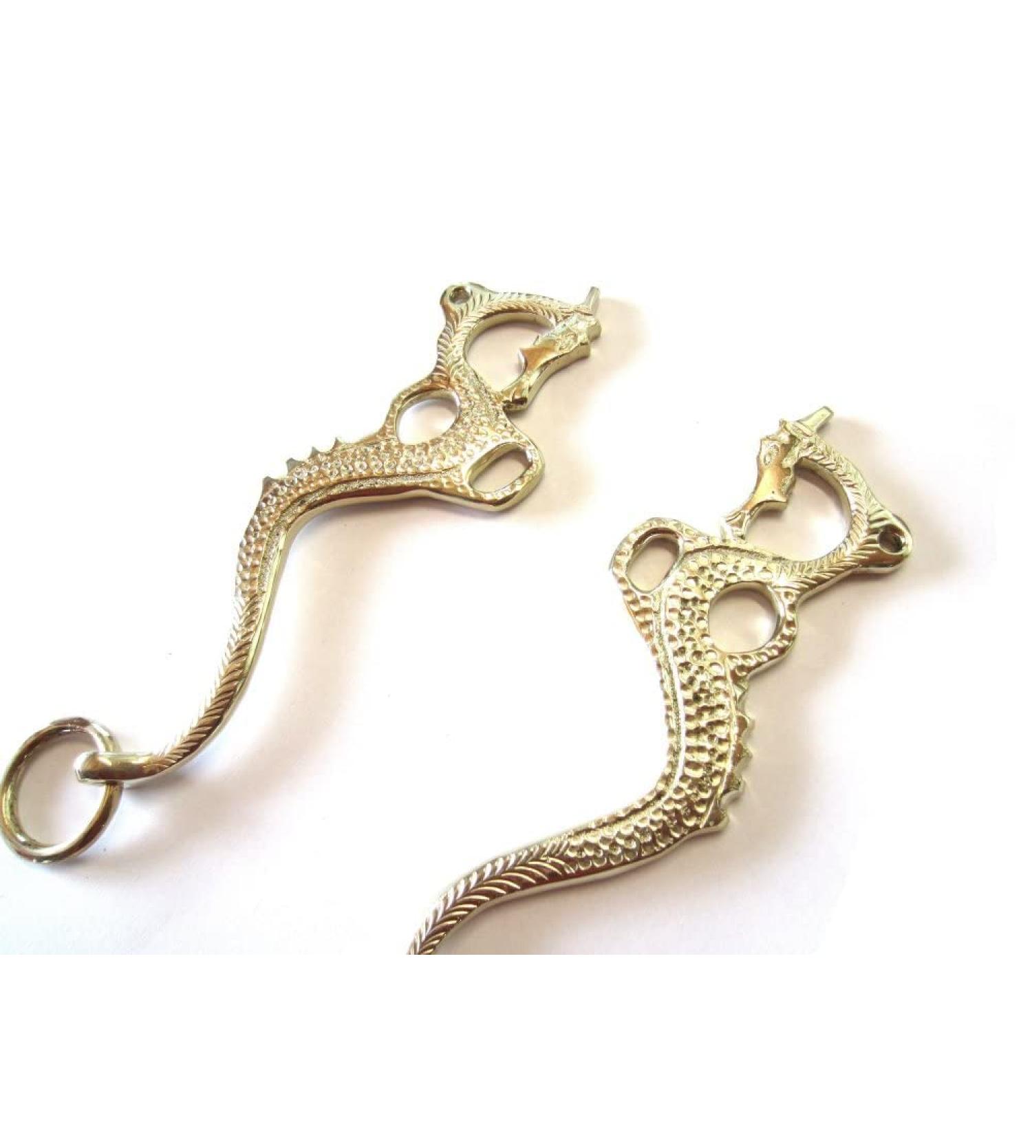 Buy PS Horse Articles Hackamore - Gold/Silver Legs Decorated | International Shipping Available - Buy Online on GoSupps.com