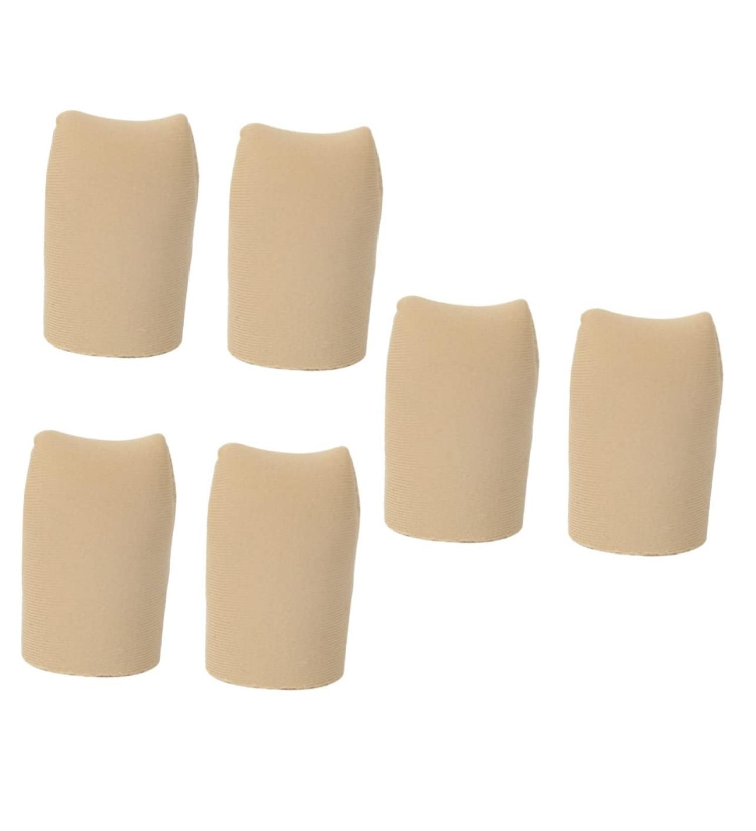 FRCOLOR Gel Toe Caps - 6 Pcs Moisturizing Cotton & Nylon Toe Protectors for Comfort and Care - Buy Online on GoSupps.com