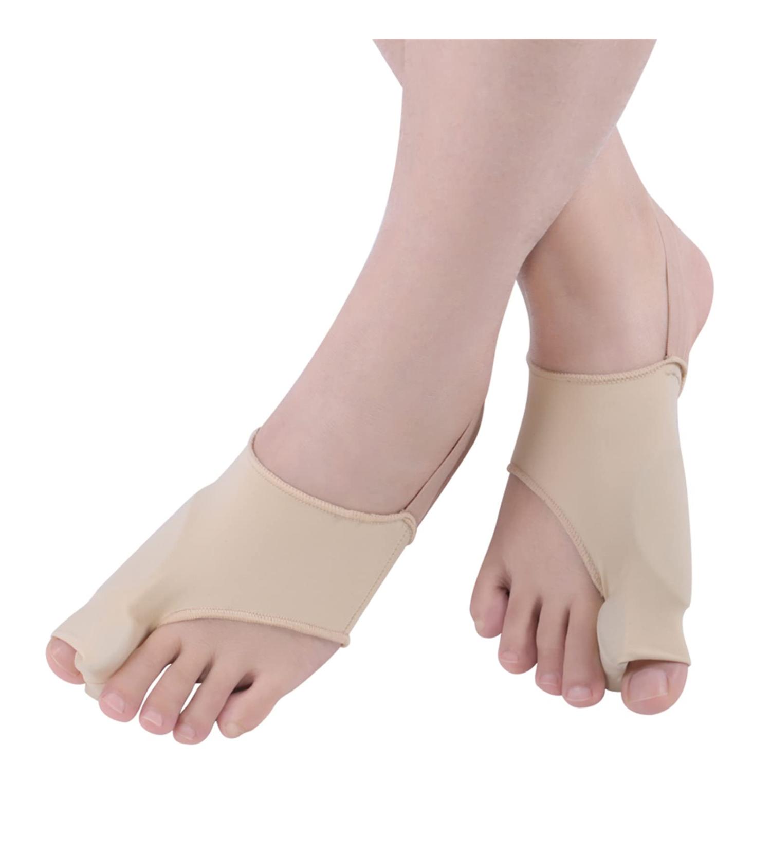 Premium Hallux Valgus Corrector with Bunion Pads - Day & Night Orthotic for Big Toe Alignment with Toe Correction Belt and Silicone Padding - Buy Online on GoSupps.com