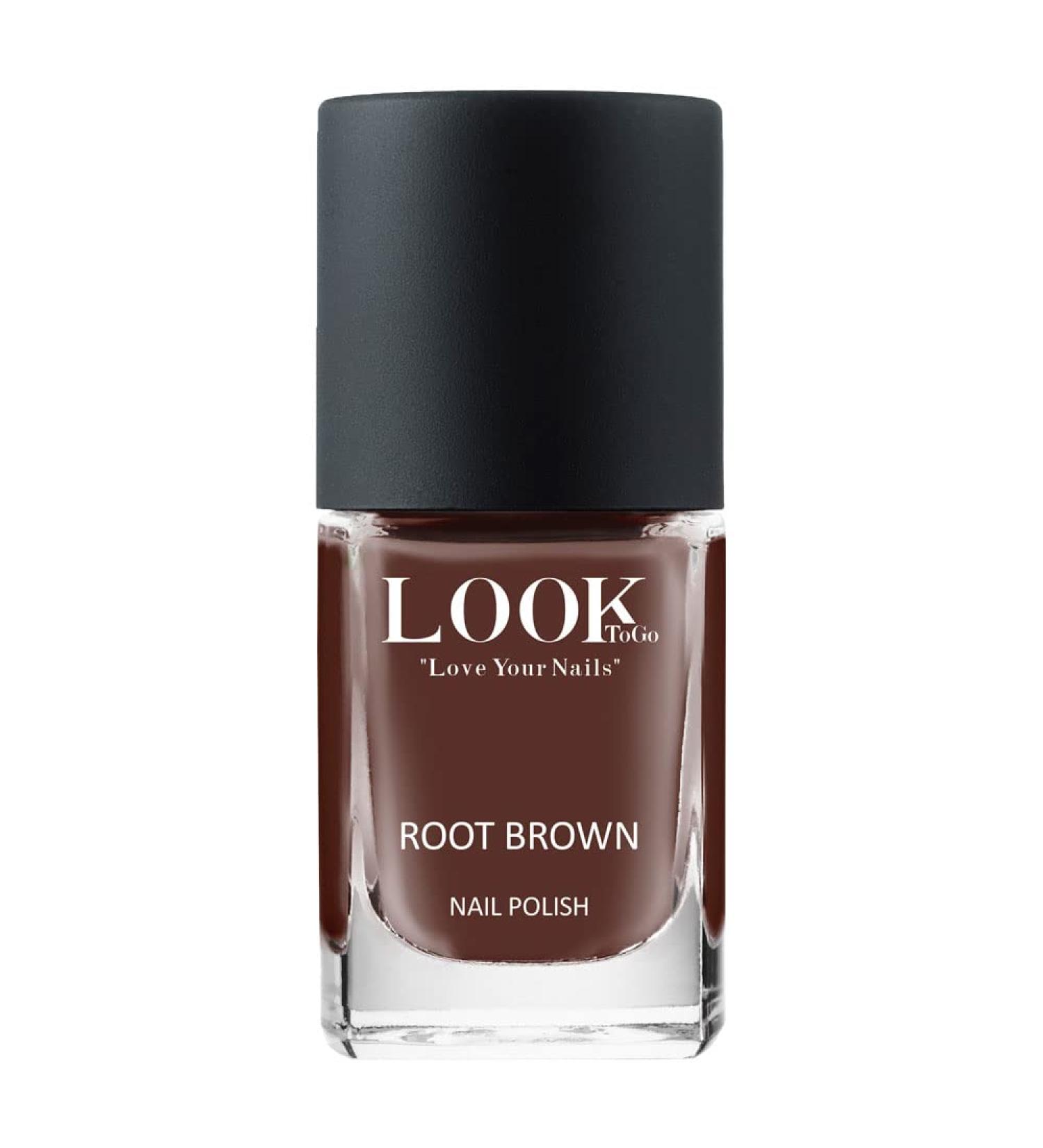 Look To Go Vegan Nail Polish - ROOT BROWN | 13-Free PETA Approved Made in Germany - 12ml - Buy Online on GoSupps.com