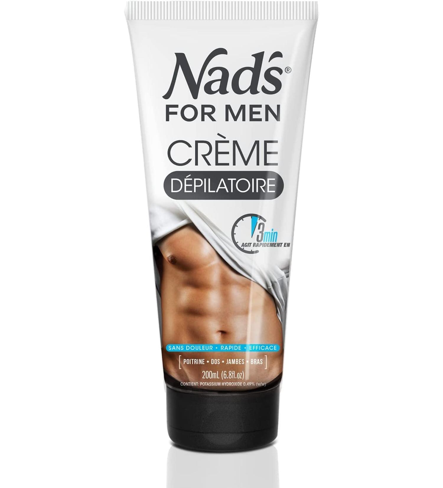 Nad s For Men Hair Removal Cream For Men - For Body Chest Arms & Legs Hair Removal Cream For Men - Buy Online on GoSupps.com
