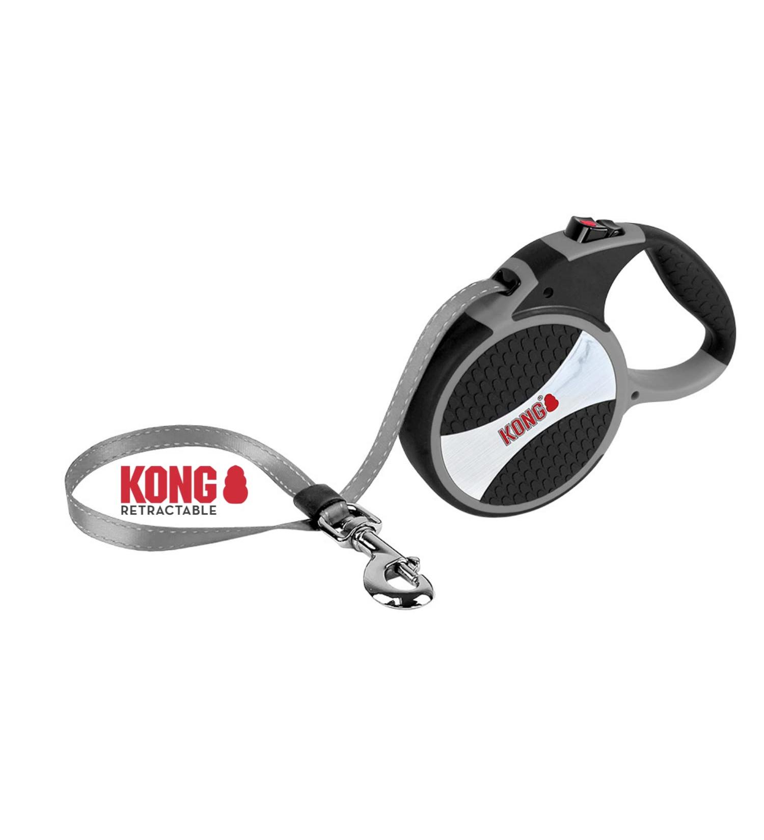 KONG Explore Retractable Dog Leash Large Grey 7 5m Tape Explore Large Grey - Buy Online on GoSupps.com