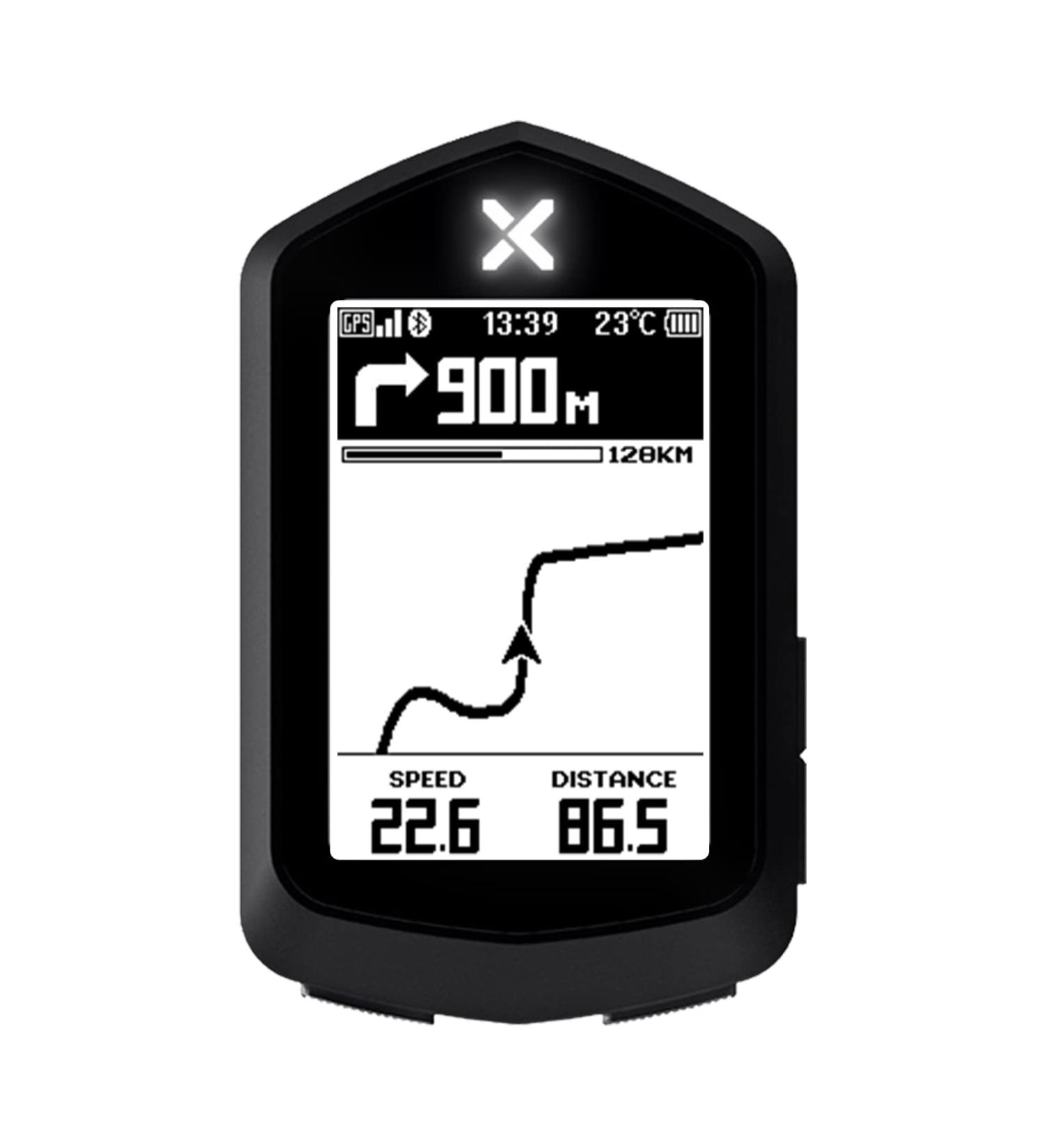 XOSS NAV GPS Cycling Computer - Wireless Ant+ Speedometer Odometer with Bluetooth, Waterproof, 2.4Inch LCD and Auto Backlight | Fits All Bikes - Buy Online on GoSupps.com