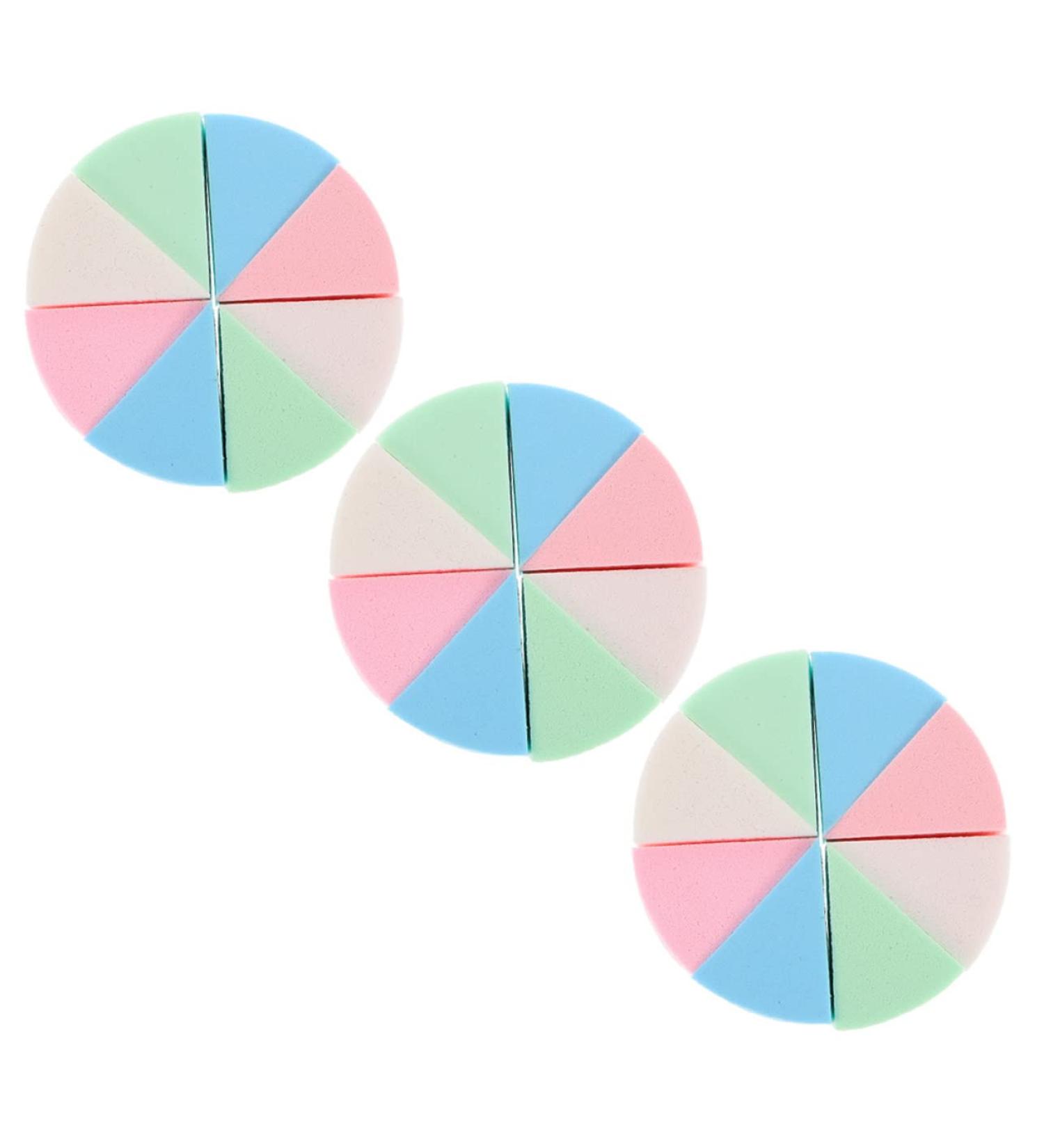 MAGICLULU 3 Sets Triangular Sponge Puff Wedge Makeup Sponge Latex Sponge Puff Makeup Sponge for Foundation Makeup Sponge Makeup Sponge Foundation Sponge - Buy Online on GoSupps.com