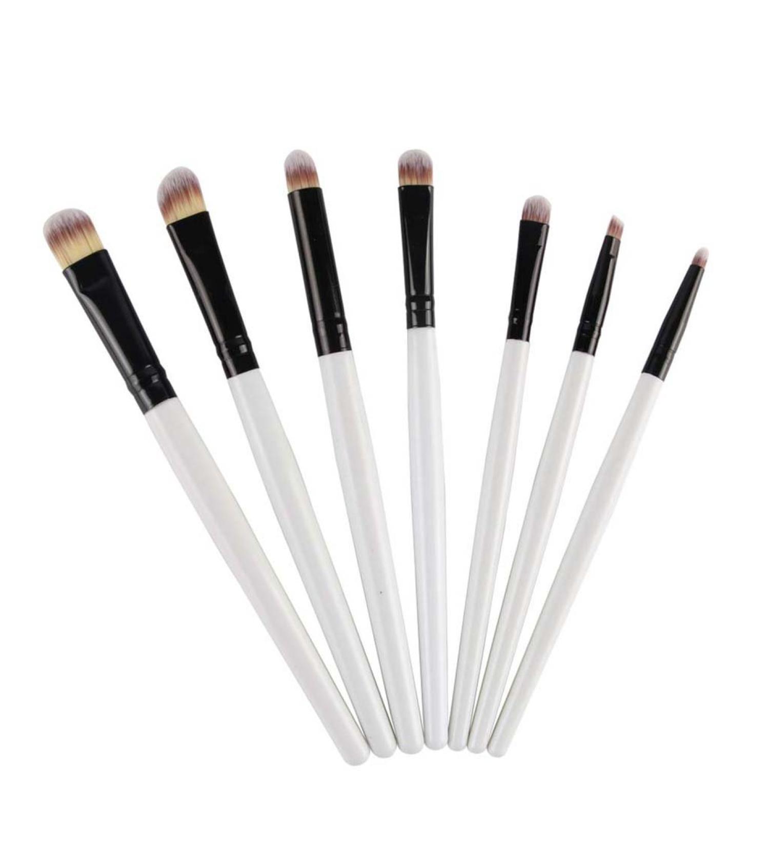QSMY Blush Brushes For Makeup 7 Makeup Brush Set White Rod Black Tube Three Color Hair Makeup Brush (Color : White) - Buy Online on GoSupps.com