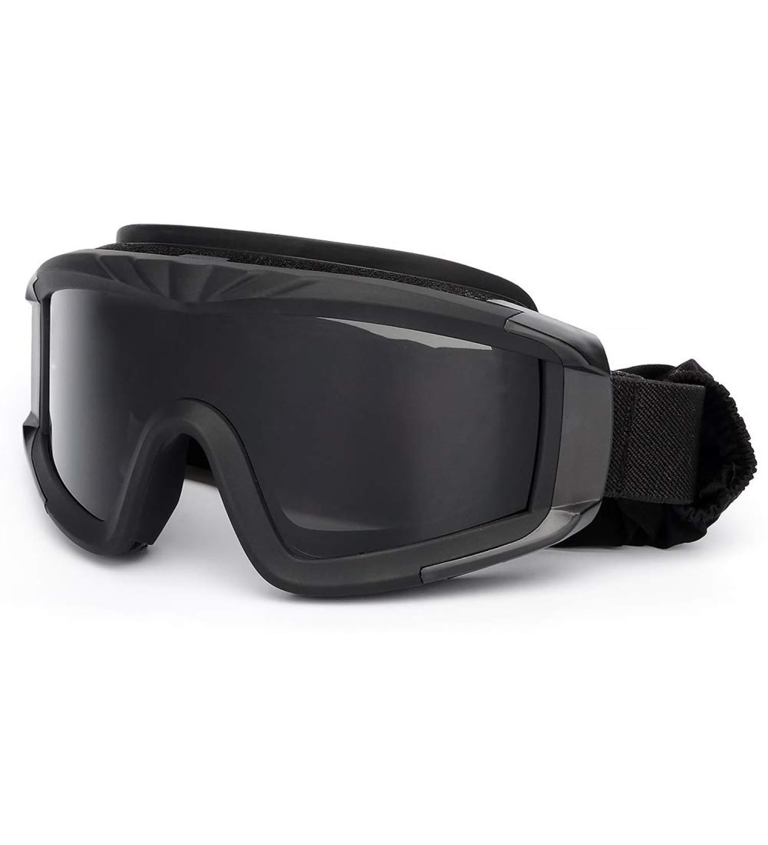 Sposune Tactical Airsoft Glasses - 3 Interchangeable Lenses UV400 Protection Impact Resistant Shooting Glasses for Men & Women - Black - Buy Online on GoSupps.com