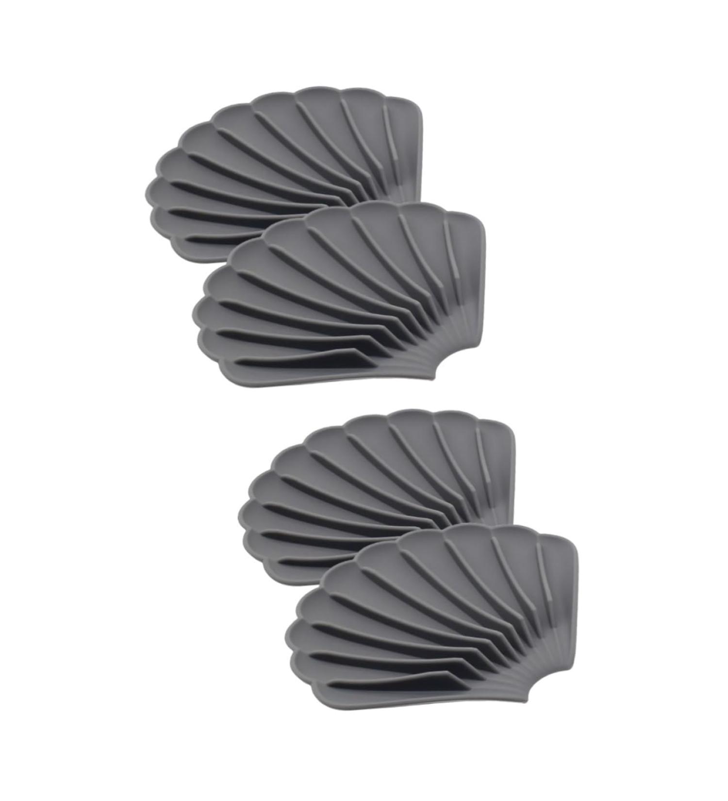 Amosfun 4 Pcs Soap Box Soap Drainer Dish Silicone Containers Bar Soap Holder Anti-slip Soap Holder Soap Keeper Bathroom Soap Stand Draining Soap Dishes Silica Gel Clean Sponge Holder - Buy Online on GoSupps.com