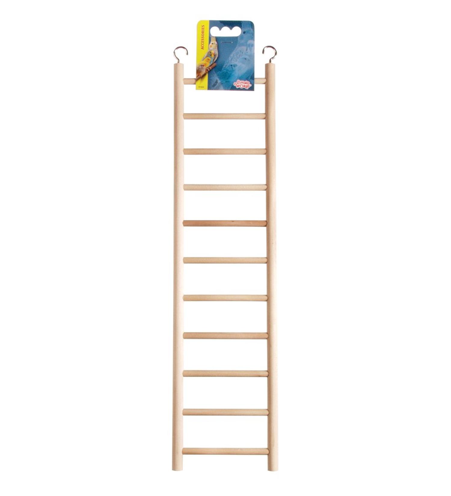 Living World Wooden Ladder Small Animal Toy 11 Steps