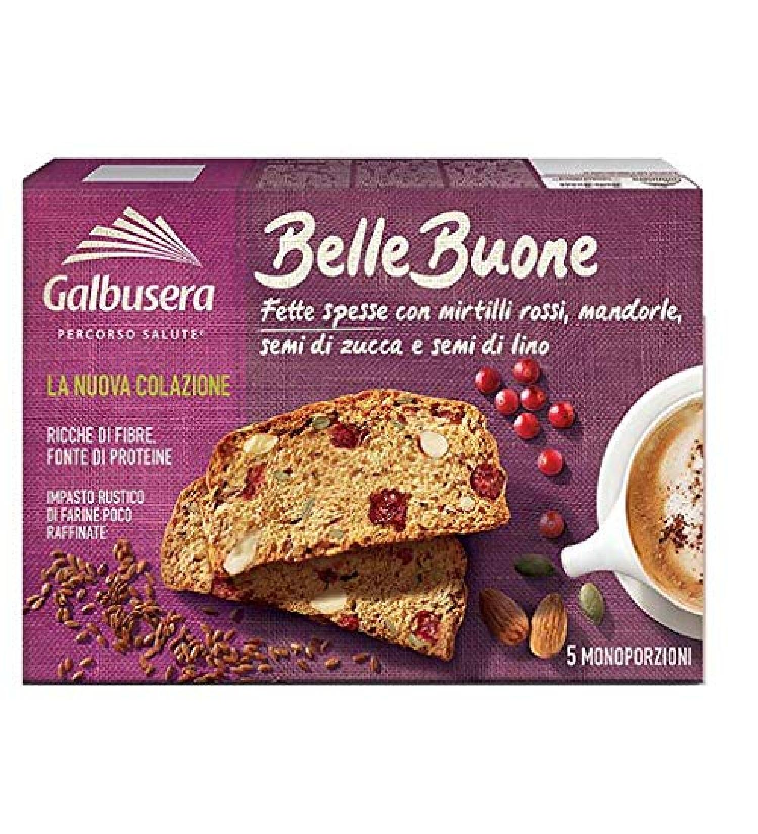 Galbusera Galbusera Belle Buone Slices with Cranberries Almonds Pumpkin Seeds 200g
