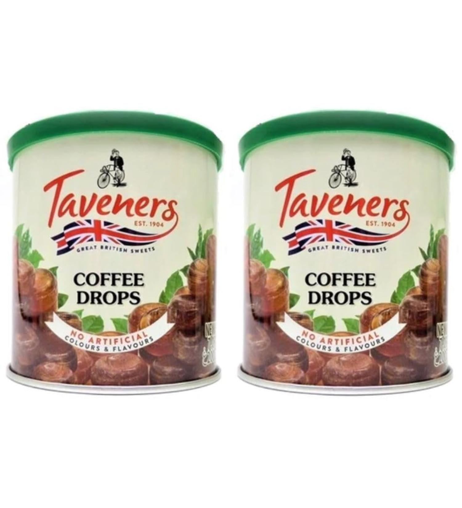 TAVENERS Coffee Drops - Coffee Flavored Candy - 7.05 oz Tin (2 Count) - Buy Online on GoSupps.com