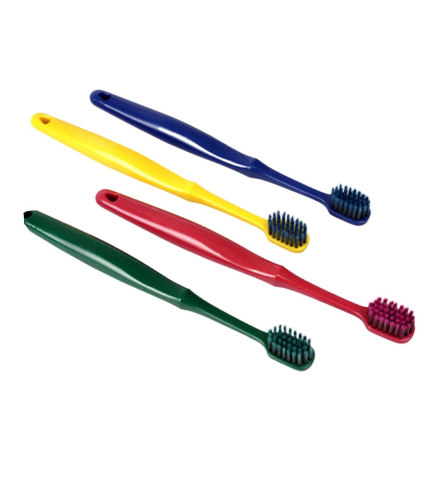 Minkissy 4pcs Household Toothbrush Set - Bristle Dental Care Tools Wide Head Oral Accessories for Optimal Hygiene - Buy Online on GoSupps.com