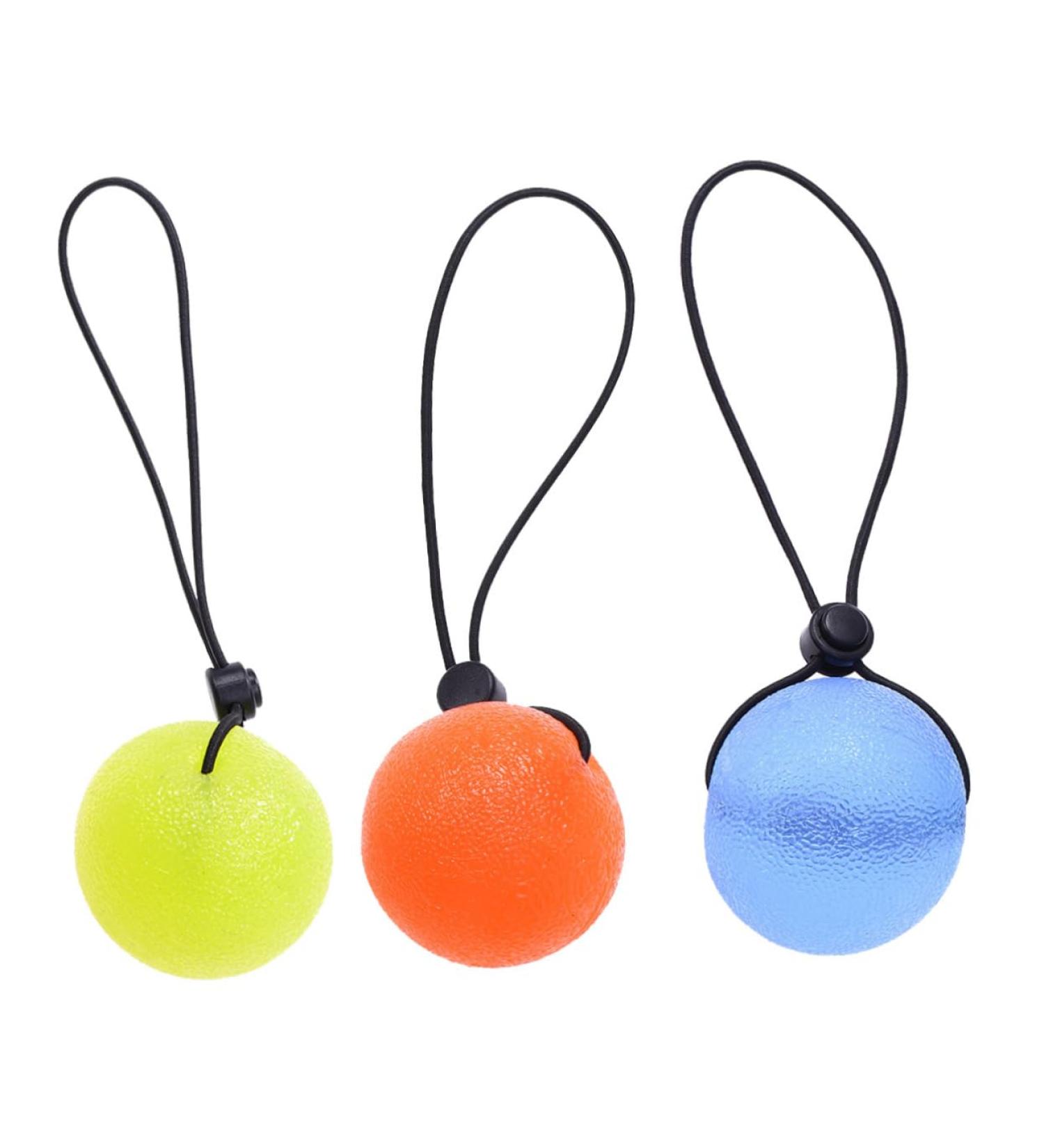 SOLUSTRE 3 Pcs Power Balls - Grip Strengthening Squeezeball Set for Fitness & Exercise - International Shipping Available - Buy Online on GoSupps.com