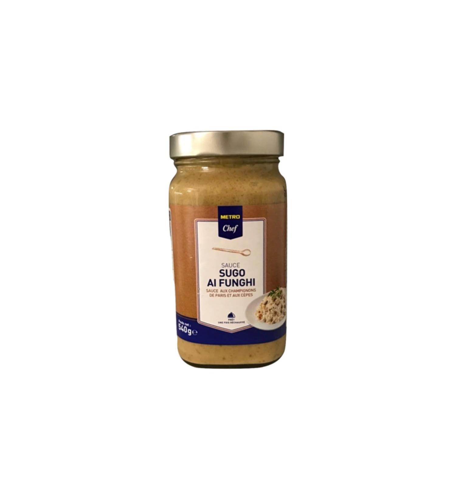 Wine And More METRO CHEF Mushroom Sauce 540g Smooth ready-to-use sauce