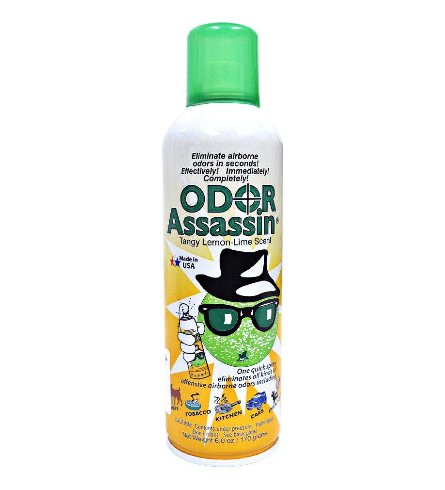 Odor Assassin Odor Eliminator Tangy Lemon Lime Scent