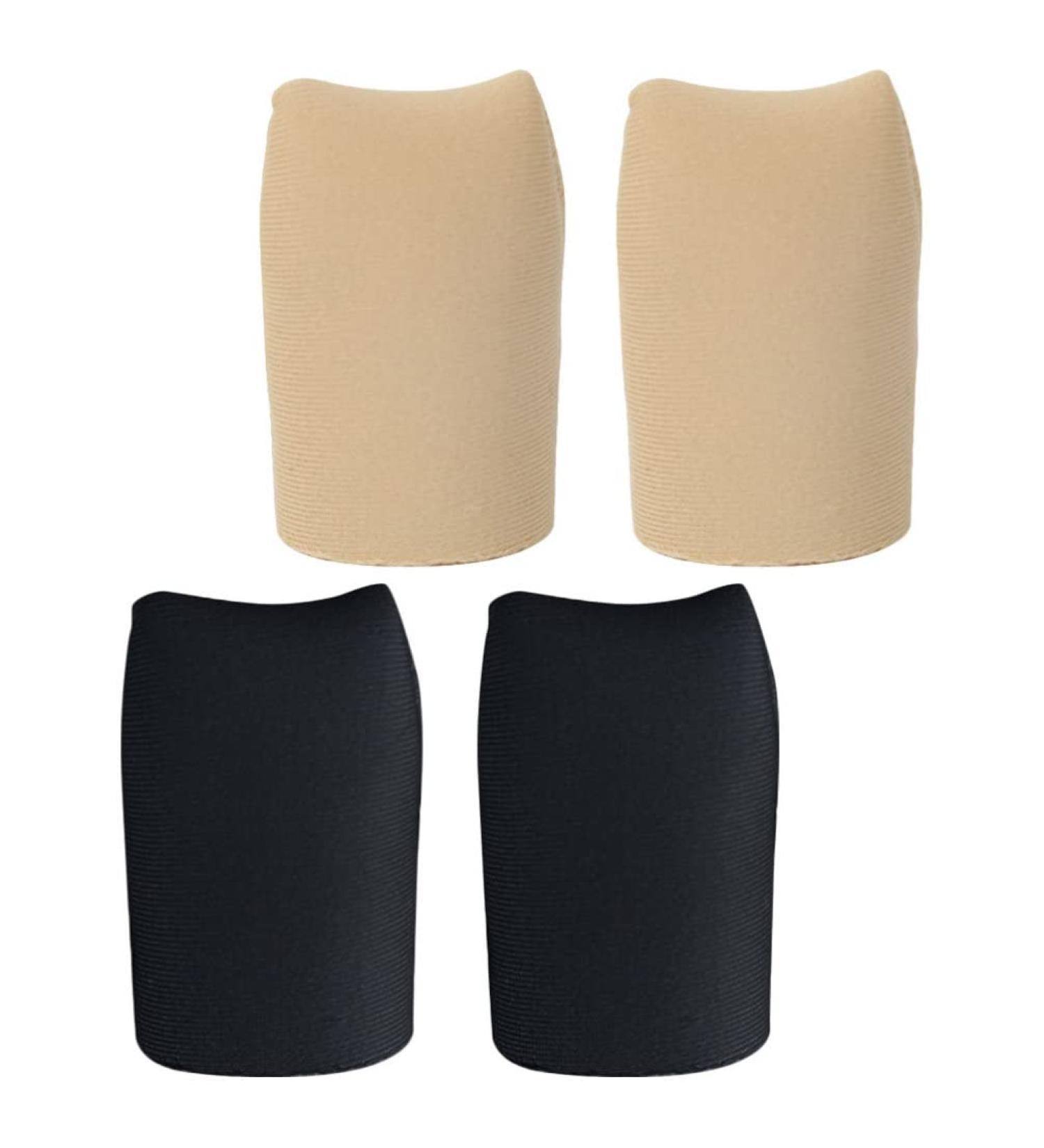 FOMIYES Silicone Toe Protectors - 2 Pairs Toe Caps for Blisters, Calluses, and Foot Toe Gel - Breathable Fabric Cover - Toe Sleeves Separators Spacers - 4x2.5cm - Buy Online on GoSupps.com