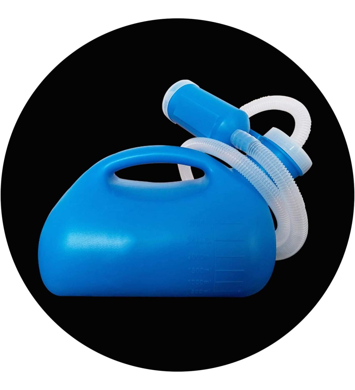 Potty Urine Bottles for Men Portable Potty Pee Bottle 2000ML for Home Camping Car Travel - Buy Online on GoSupps.com