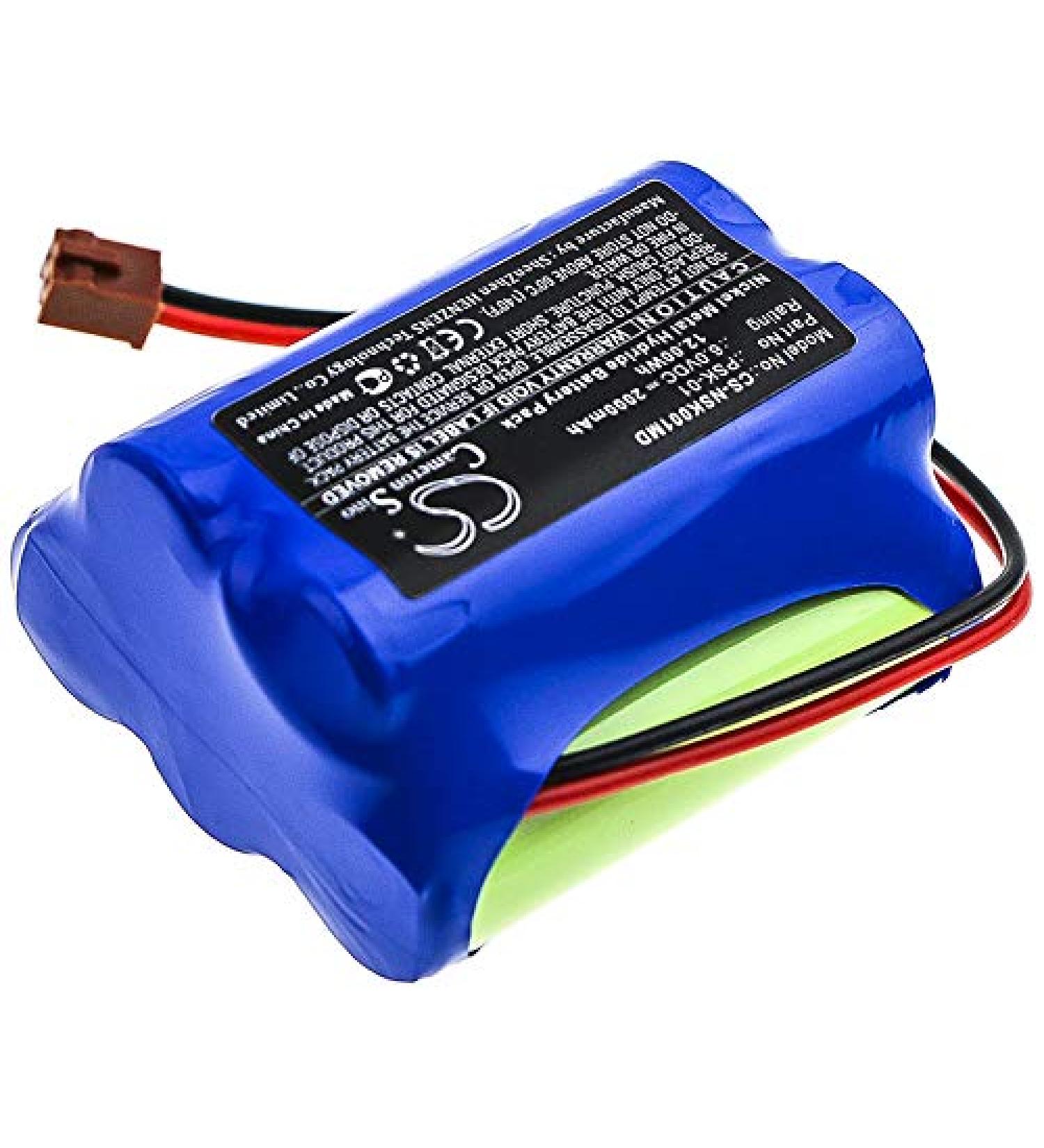 Buy 2000mAh/6V Replacement Battery for NIKKISO PSK-01 | International Shipping Available - Buy Online on GoSupps.com
