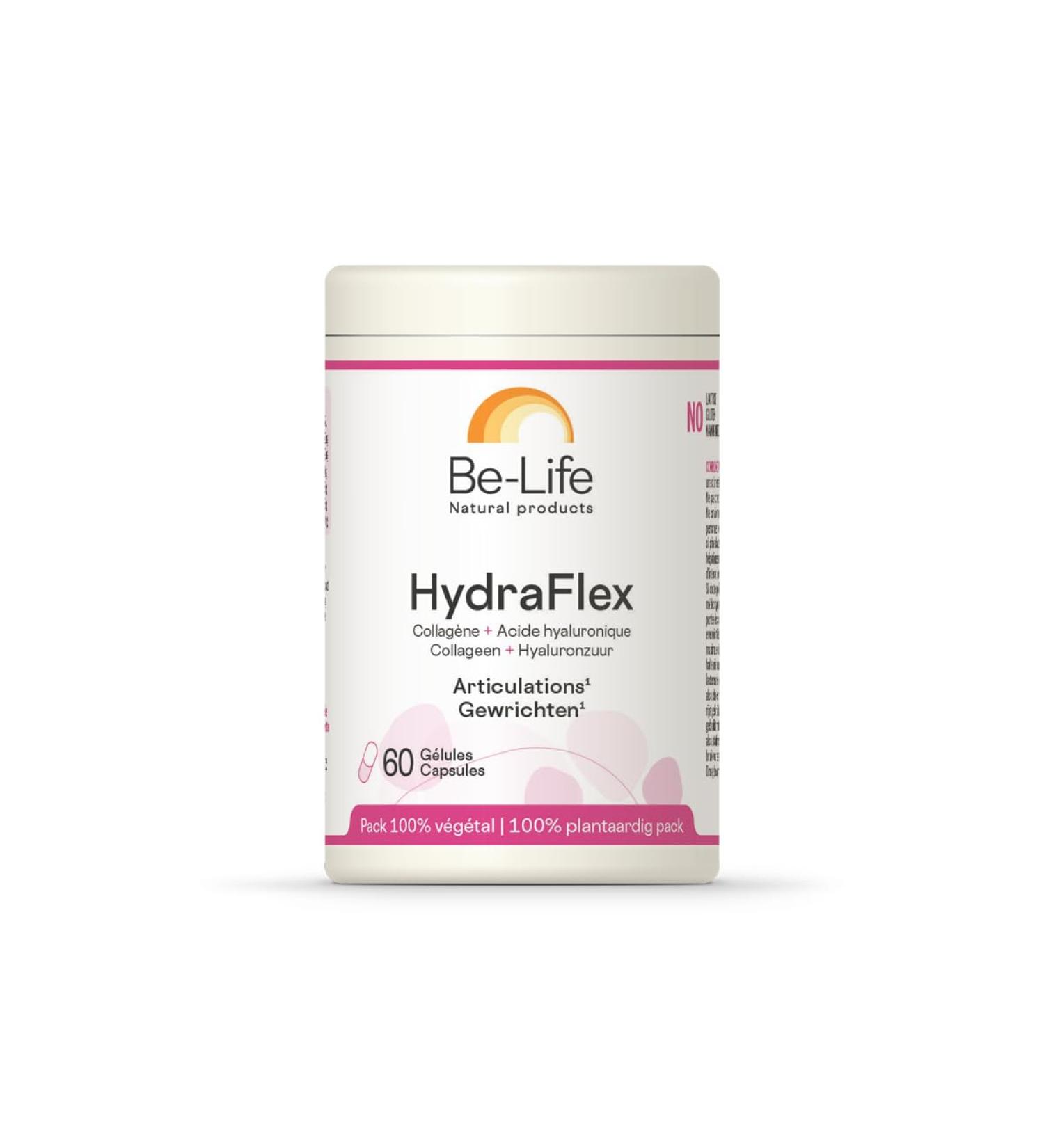 BE-LIFE | Hydraflex | Dietary Supplement | Seals | Wellness| For Joint Comfort | Collagen & Hyaluronic Acid | 60 Capsules - Buy Online on GoSupps.com