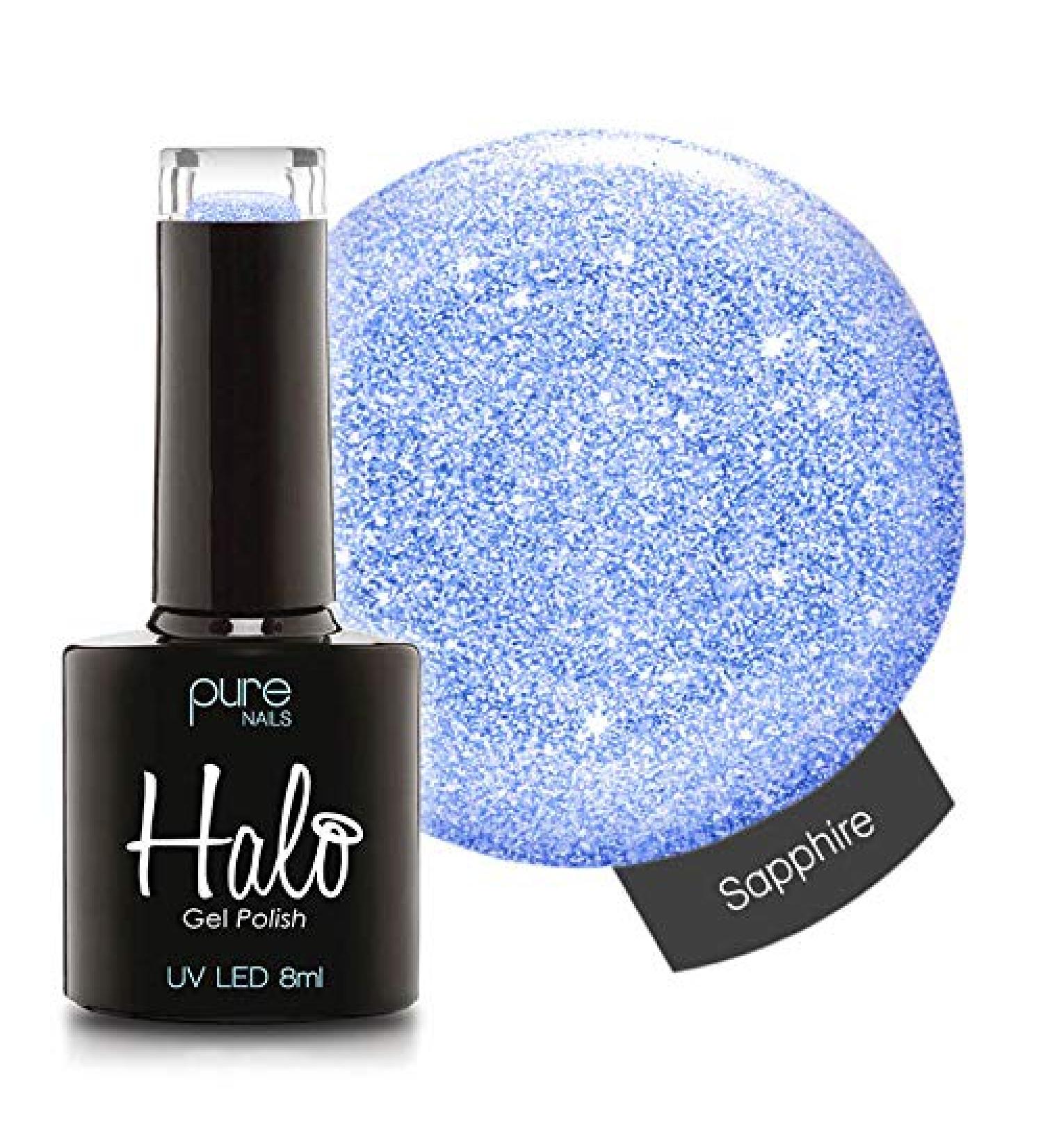 Halo Gel Polish *Full Range 8ml* **CHOOSE YOUR COLOUR(S)** (Sapphire N2853) Sapphire N2853 8 ml (Pack of 1)