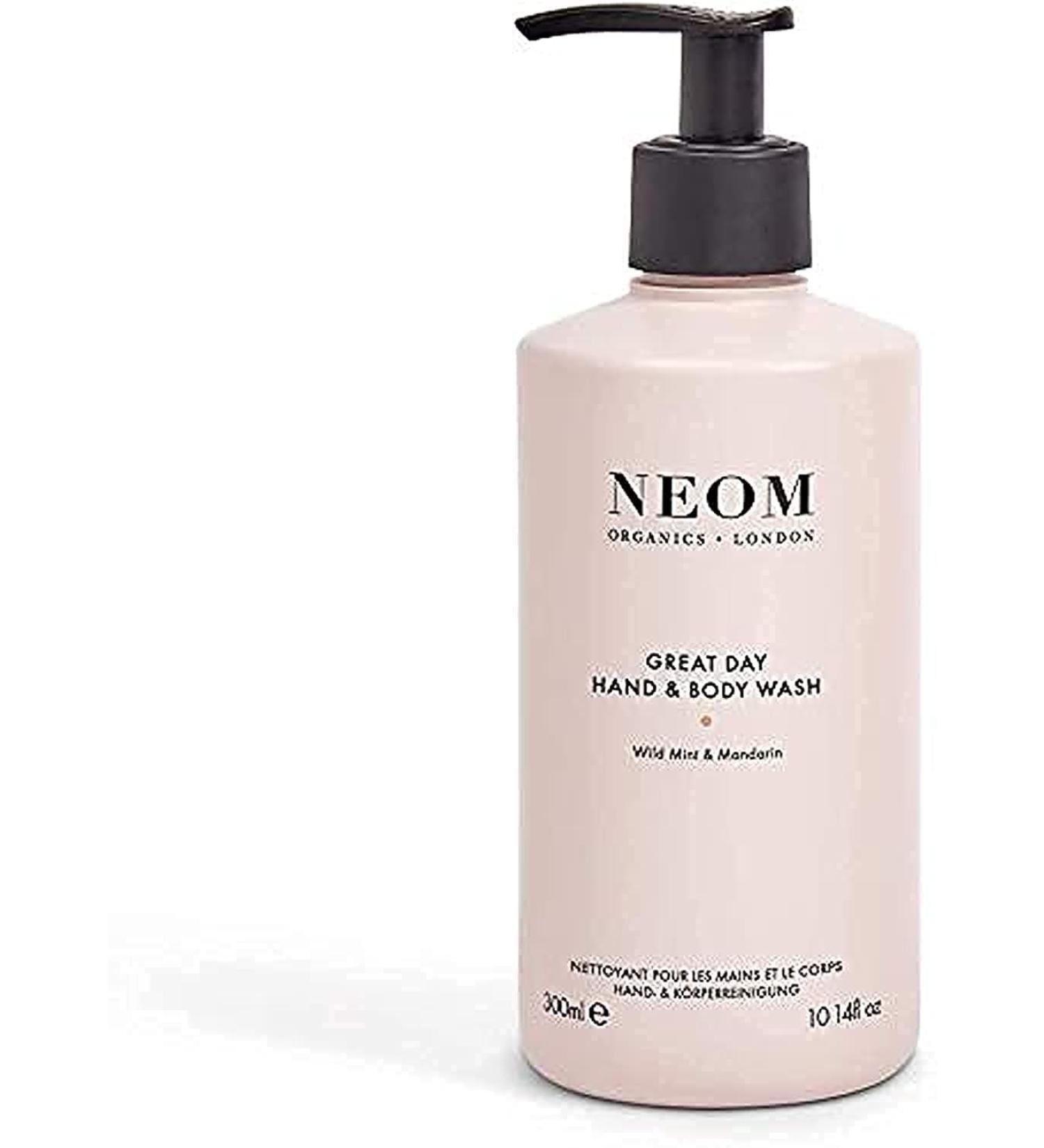 NEOM Great Day Hand & Body Wash 300ml | Wild Mint & Mandarin | Gently Cleanse & Soften  - Buy Online on GoSupps.com
