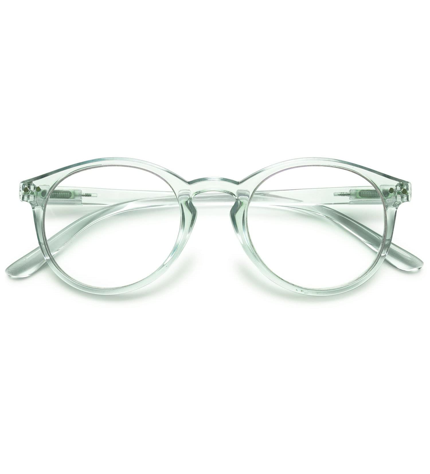 Koosufa Anti-Blue Light Reading Glasses for Men & Women - Round Anti-Fatigue Visual Aid | 1.0 to 4.0 Magnification - Buy Online on GoSupps.com
