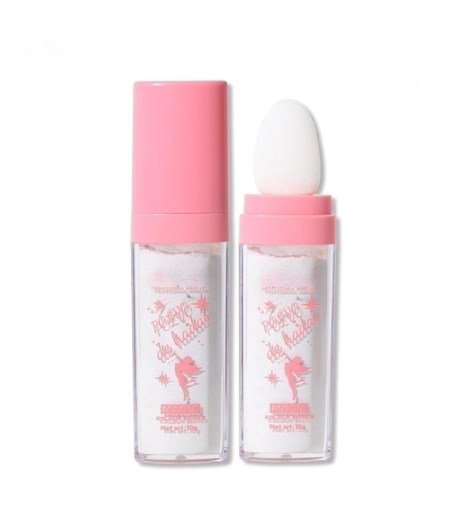 PICKX Fluorescent powder Body Flash Powder Stick Shiny Pink Fairy Pink Shiny Pink White Moonlight Powder Makeup stick Fairy Powder Highlights Fairy Powder Fairy Pink Highlights Patch Fairy Makeup (01#White) - Buy Online on GoSupps.com