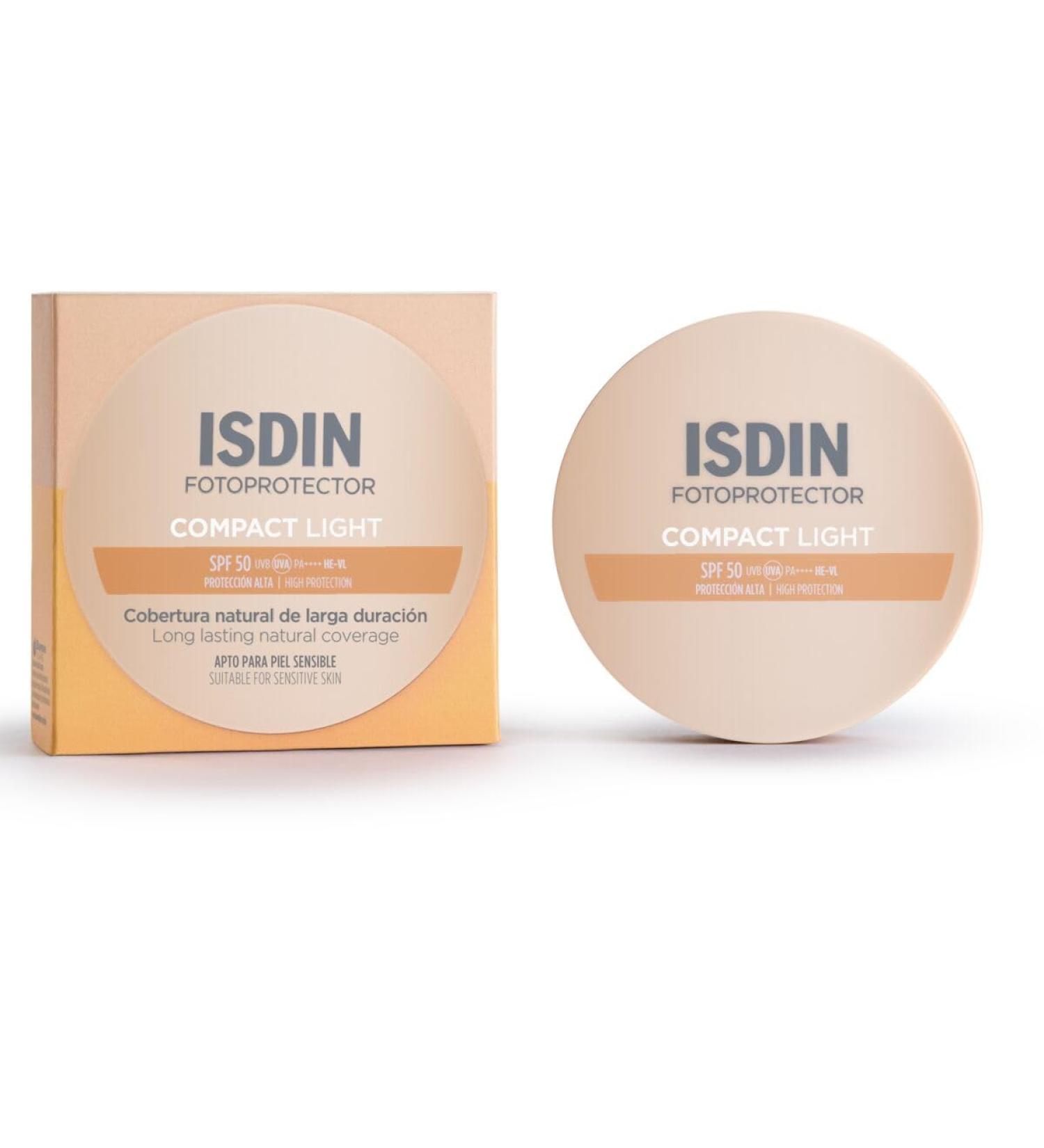 ISDIN ISDIN Fotoprotector Compact Light SPF50 10G - Compact facial sunscreen