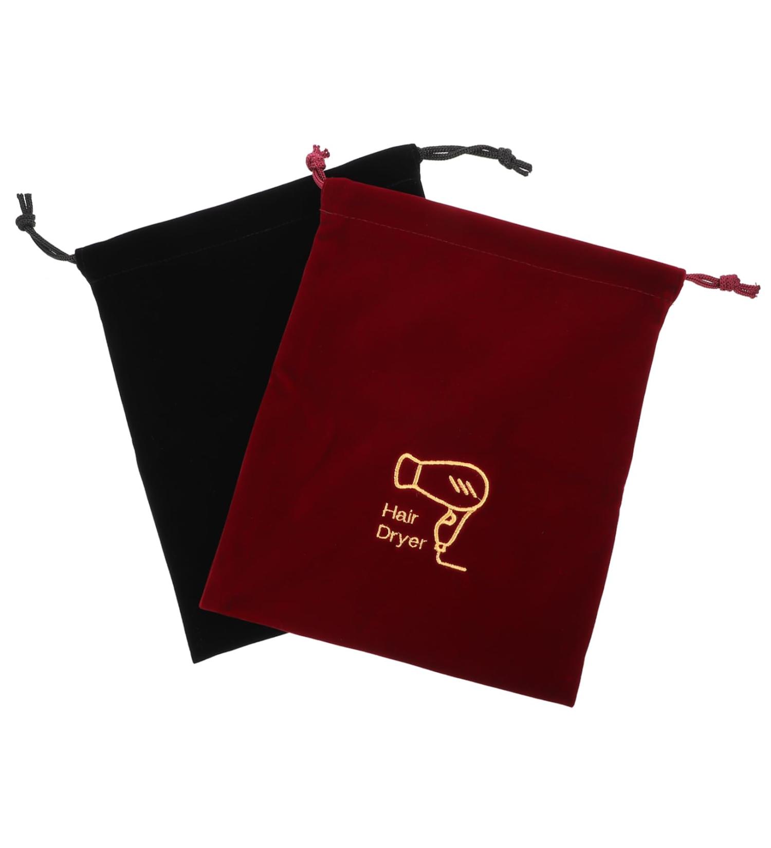 Beatifufu 2 Pcs Storage Bag Hair Dryer Drawstring Bag Makeup Containers Hairdryer Bag for Dryer Stand Fabric - Buy Online on GoSupps.com