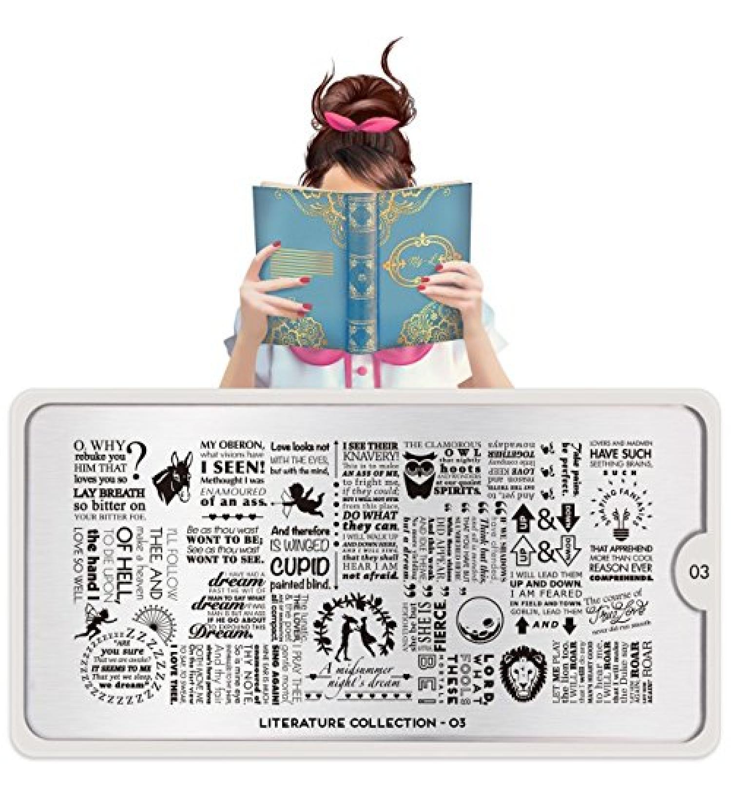 Shop Moyou London Schablon - Literature 03 | International Shipping Available - Buy Online on GoSupps.com