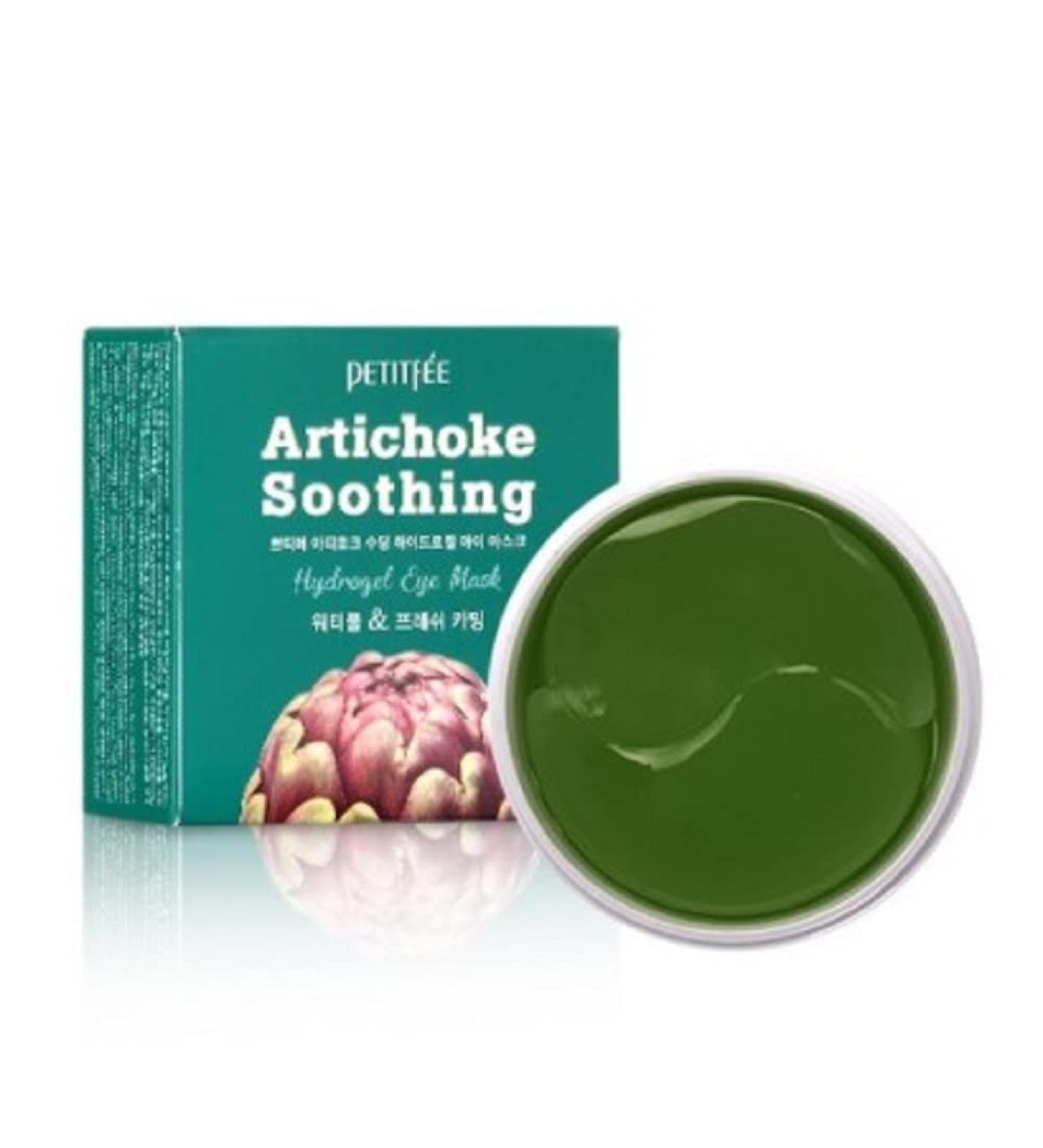Petitfee Artichoke Soothing Hydrogel Eye Patch - Hydrate & Soothe Dark Circles | International Shipping Available - Buy Online on GoSupps.com