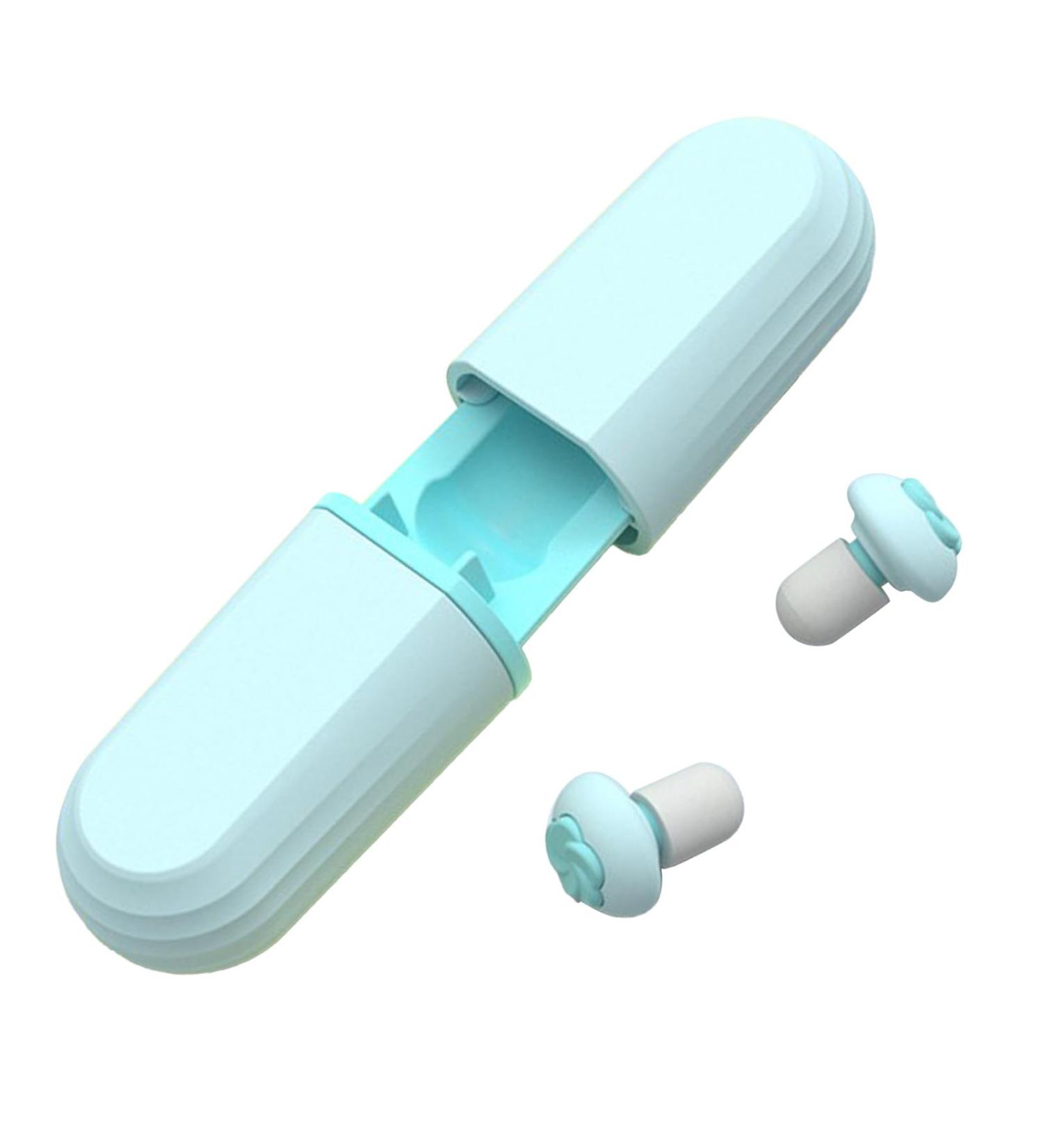 Noise Canceling Ear Plugs for Sleeping & Working | Reusable Silicone Earplugs (6 Pairs Blue) - Best Noise Reduction Solution - Buy Online on GoSupps.com