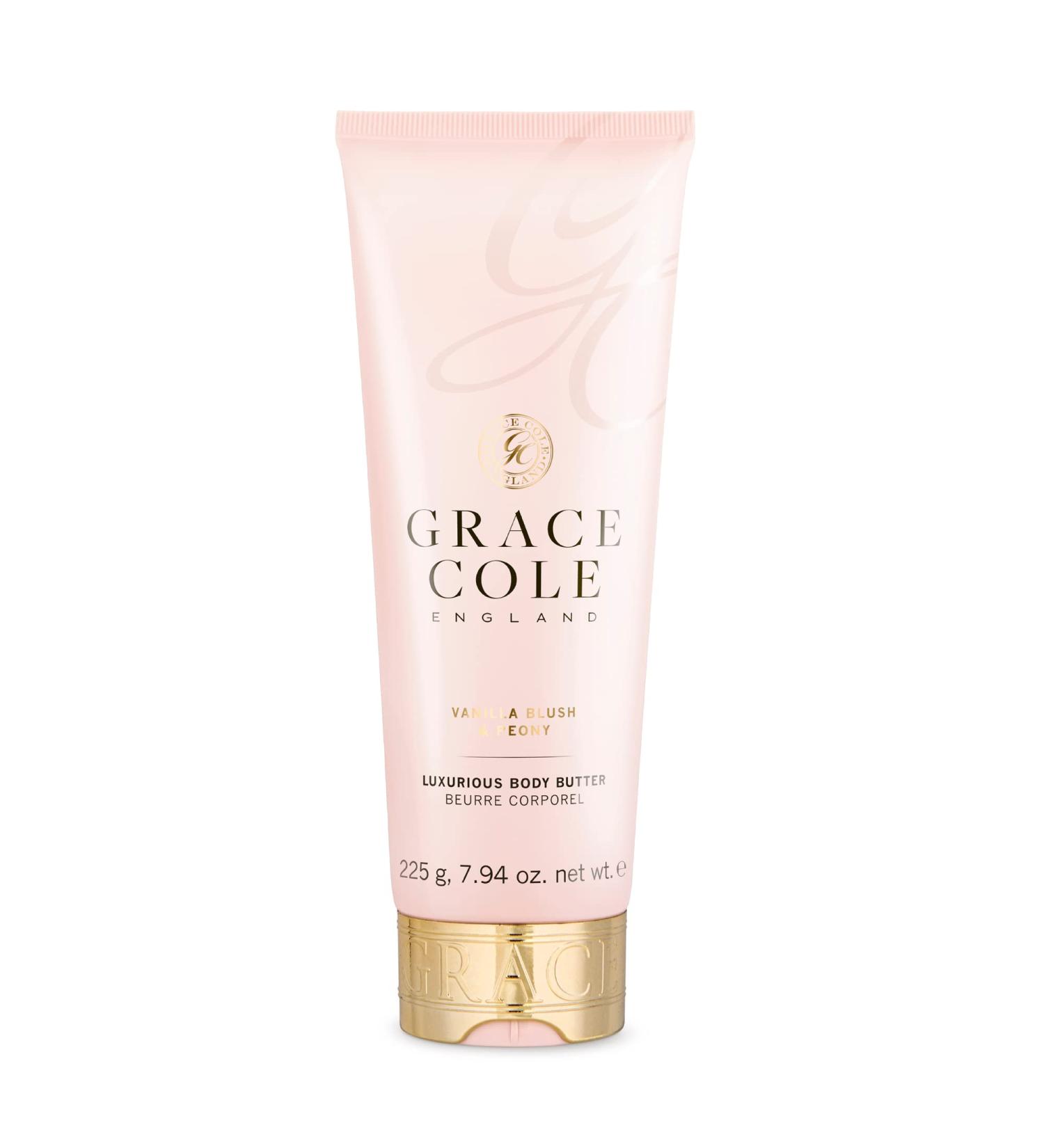  Grace Cole Grace Cole Vanilla Blush & Pivoine Body Butter 225 g - Buy Online on GoSupps.com