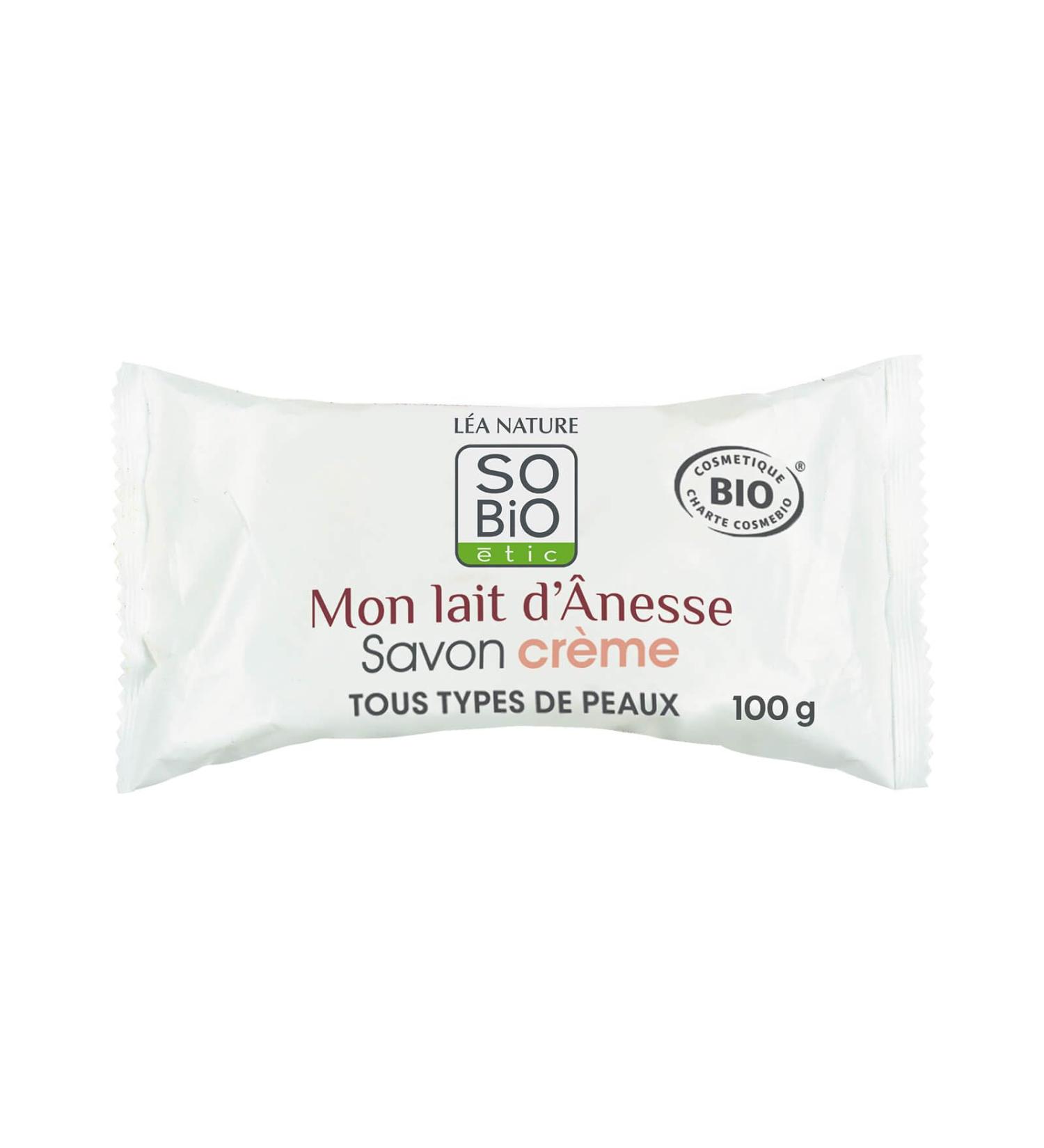 SO'BiO tic - Savon cr me Bio - Mon Lait d' nesse - Tous types de peaux - Certifi Cosmebio - Savon de 100 g Multicolor 100 g (Lot de 1) - Buy Online on GoSupps.com