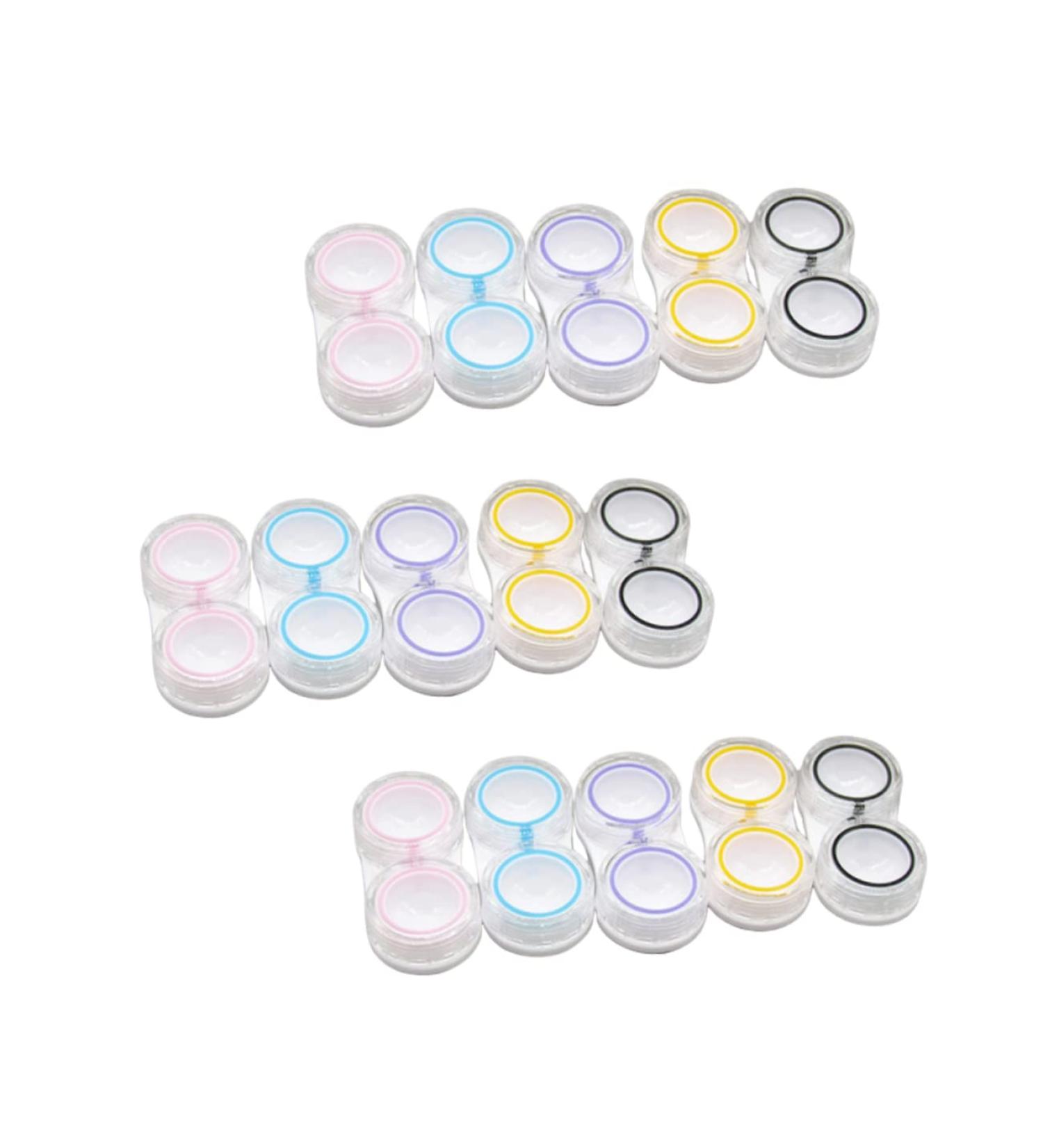 JECOMPRIS 15-Pack Lens Container & Colored Contact Lens Carrying Bag - Stylish Accessories for Eye Care - Buy Online on GoSupps.com