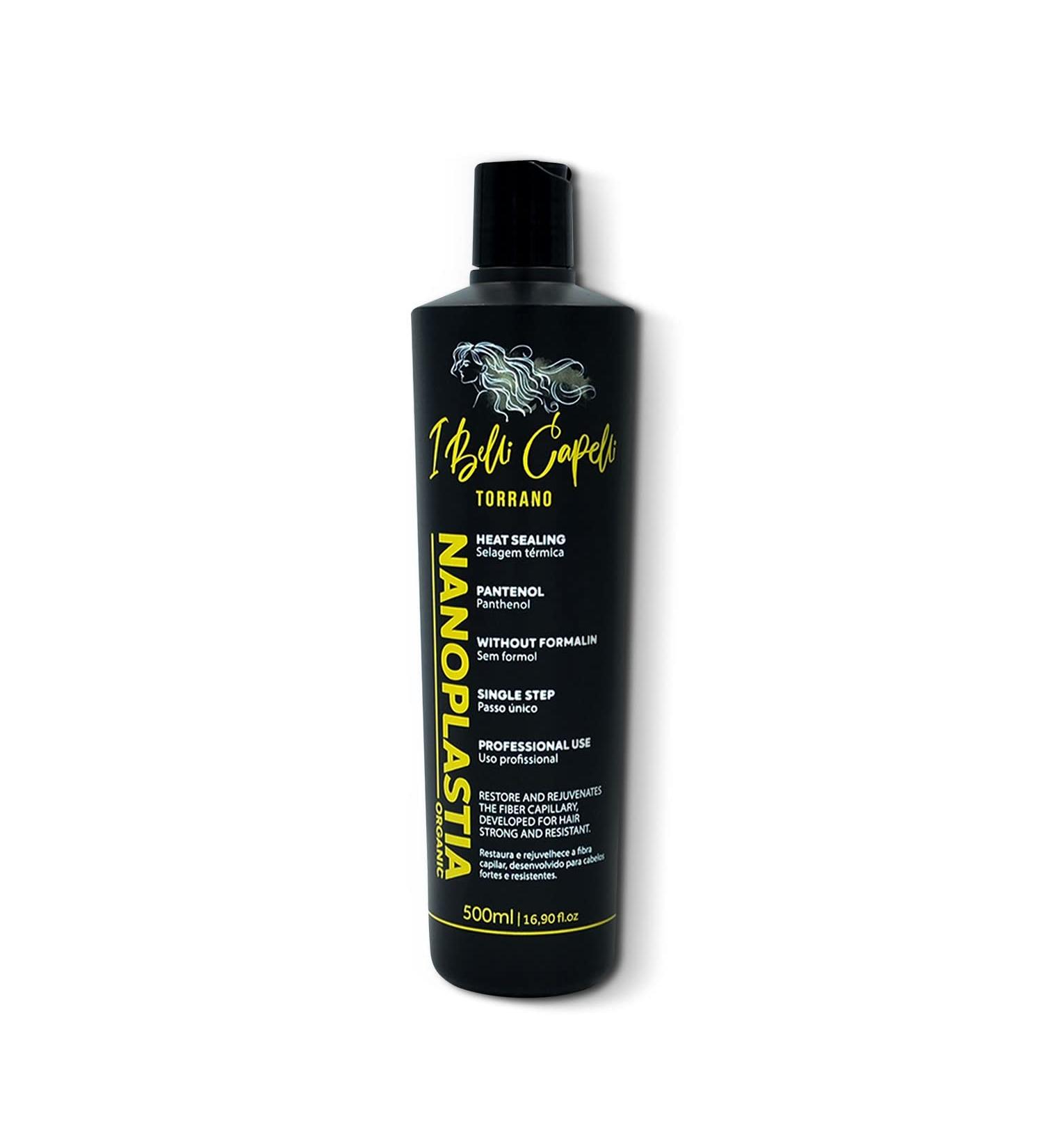 Ibelli Capelli Keratin Hair Treatment Straightening - Formaldehyde-Free Nanoplastia for Smooth, Straight Hair - 17oz, One Piece - Buy Online on GoSupps.com