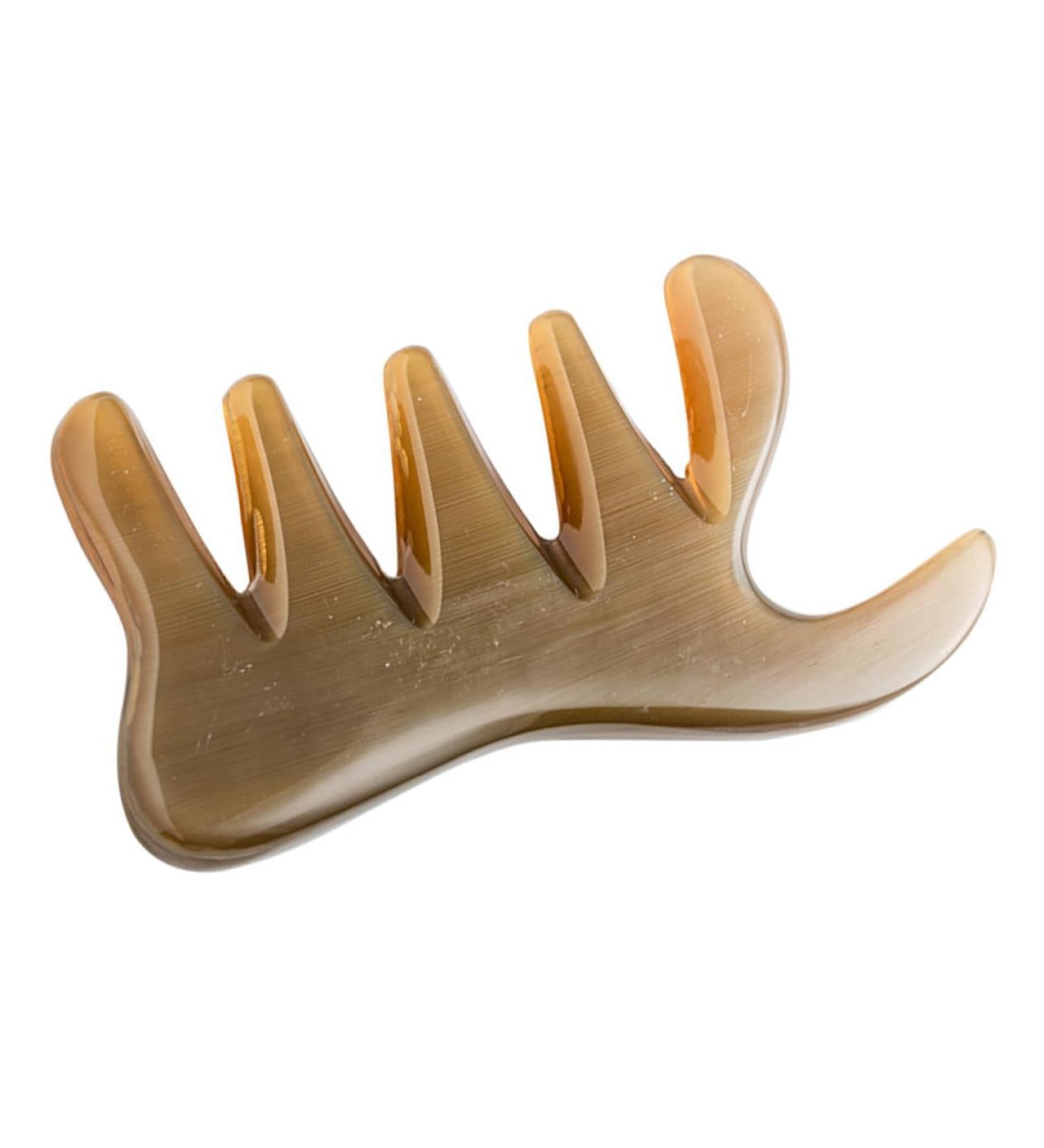 Gogogme Acupuncture Gua Sha Comb - Ox Horn Massage Tool for Body & Scalp Scrubs | International Shipping Available - Buy Online on GoSupps.com