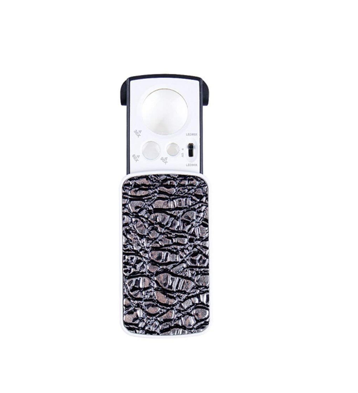 Glass Pulling Magnifier 90 Times Multiply 30 Times 60 Times LED Handheld Glass Jade Porcelain Loupe Commemorative Coin Stamp Enlarged Mirror Tool Magnifier Made in China - Buy Online on GoSupps.com