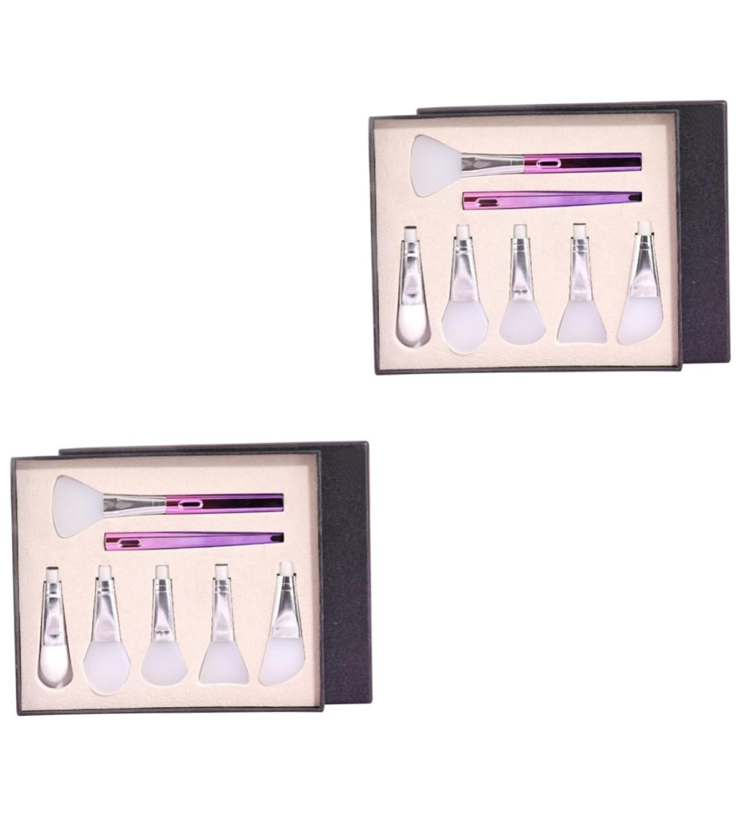 minkissy Sleepmask 2 Sets Brush Set Tools for Skincare Silicone Silicone Applicator Brush Silicone Makeup Brush Facial Products Spatula Makeup Tool Beauty Products To Sleep Abs - Buy Online on GoSupps.com