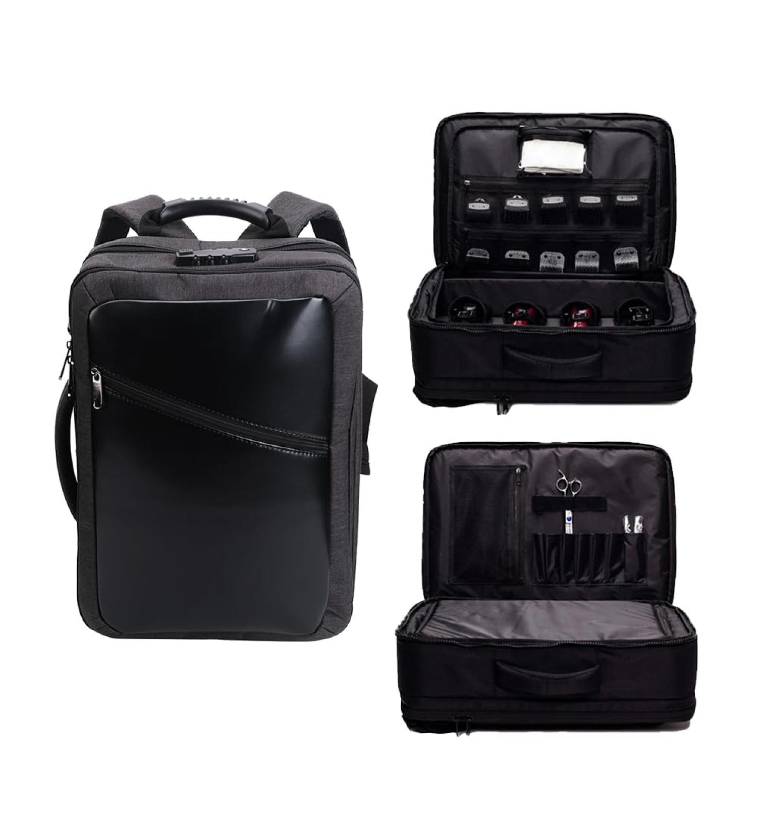 Premium Barber Supplies Backpack - Handcrafted Waterproof & Large Capacity for Professionals - Buy Online on GoSupps.com