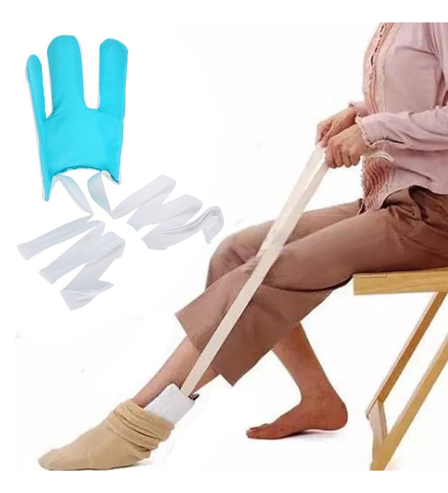 Sockenhilfe Easy - Compression Sock Aid for Seniors Pregnant Women & Diabetics | Effortless Stocking Application & Removal - Buy Online on GoSupps.com