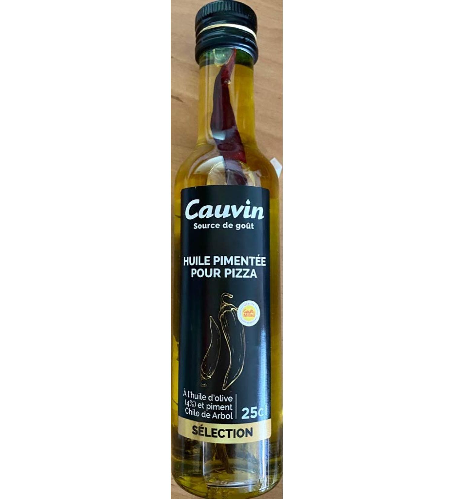 Cauvin Cauvin Chili Chili Oil Pizza Oil for Pizza with Chili Chilies - Selection - Olive Oil with 4% Chilli