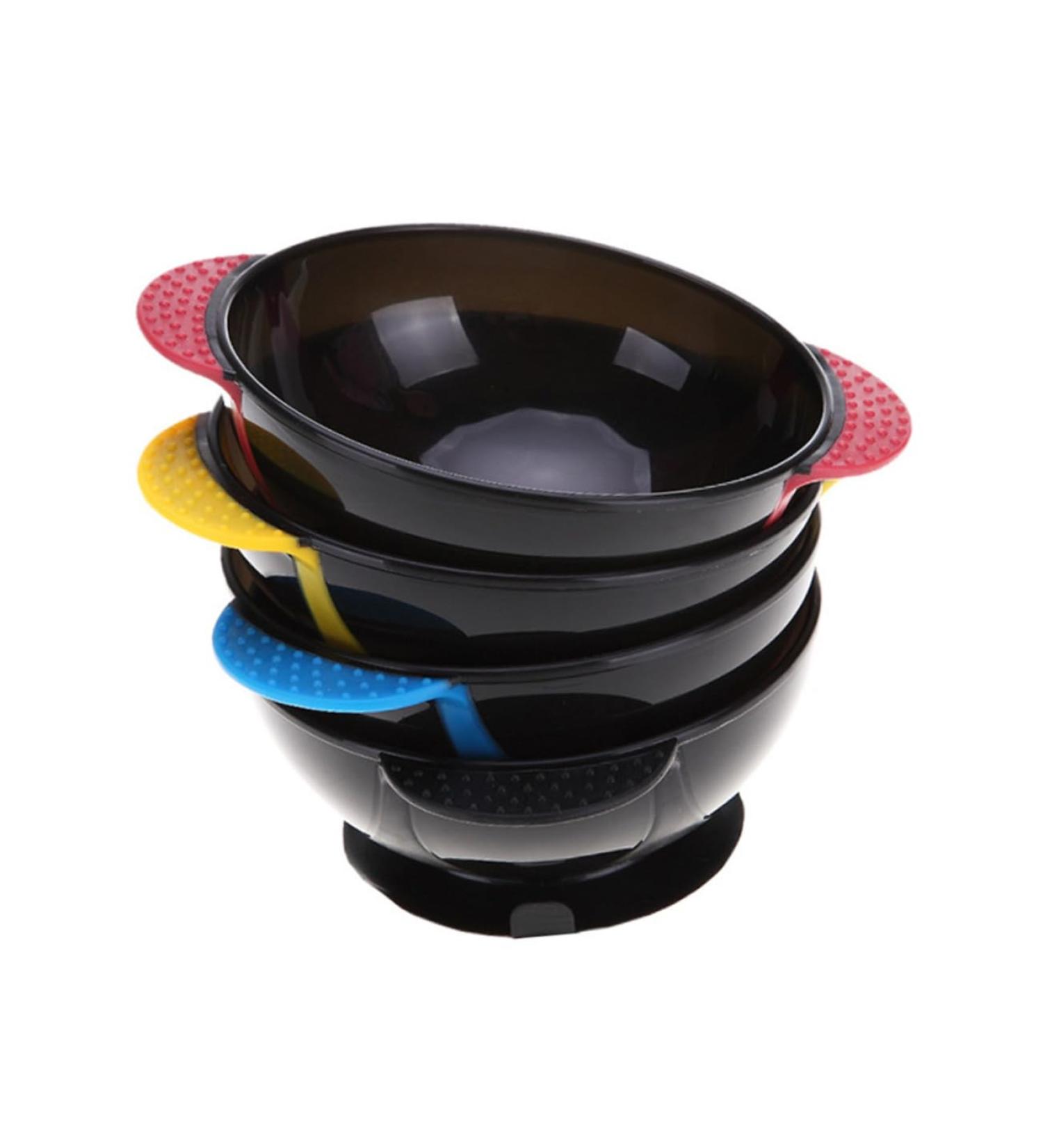 Lot De 2 Set De Bols Teinture Pour Cheveux Ventouse 150 Ml Agitateur Noir Ensemble Professionnel Pour Coloration Capillaire Usage Salon Et Domicile - Buy Online on GoSupps.com