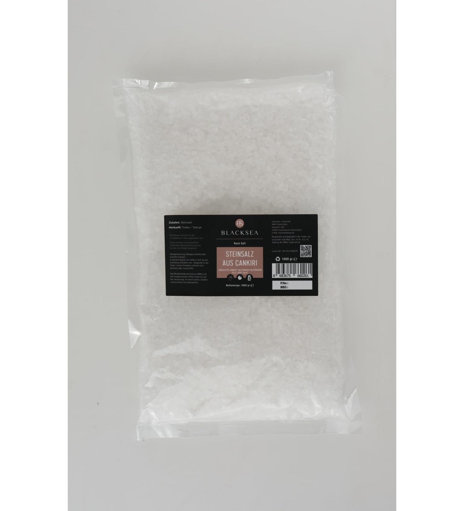 Blacksea Rock Salt from ank r 1000g Coarse Natural Rock Salt from Anatolia Unrefined Urban Salt with No Additives Ideal for