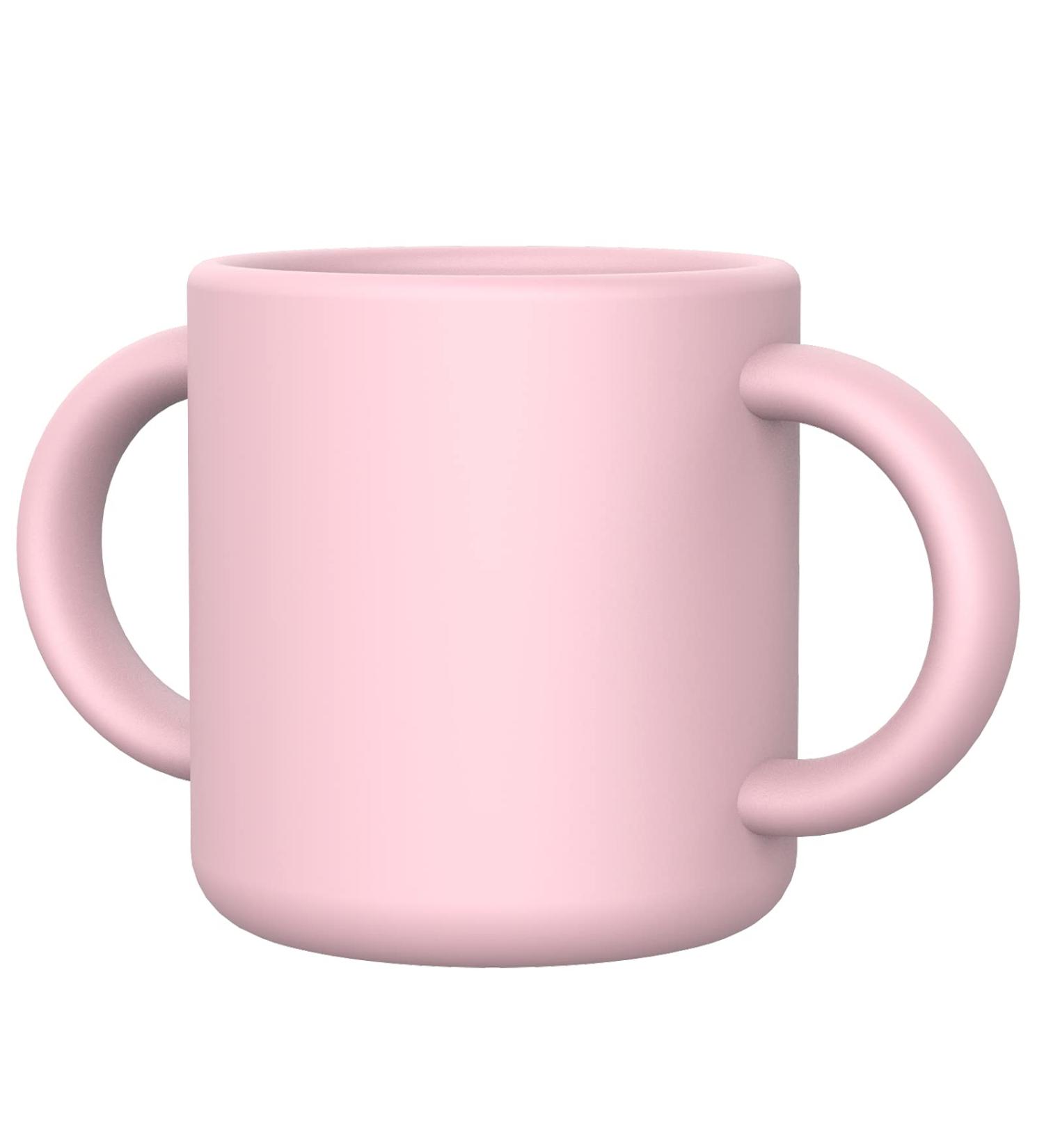 ACIDALIE Silicone Baby Cup - 5oz Training Cup for 6m+ Babies - Pink Toddler Learning Cup - Buy Online on GoSupps.com