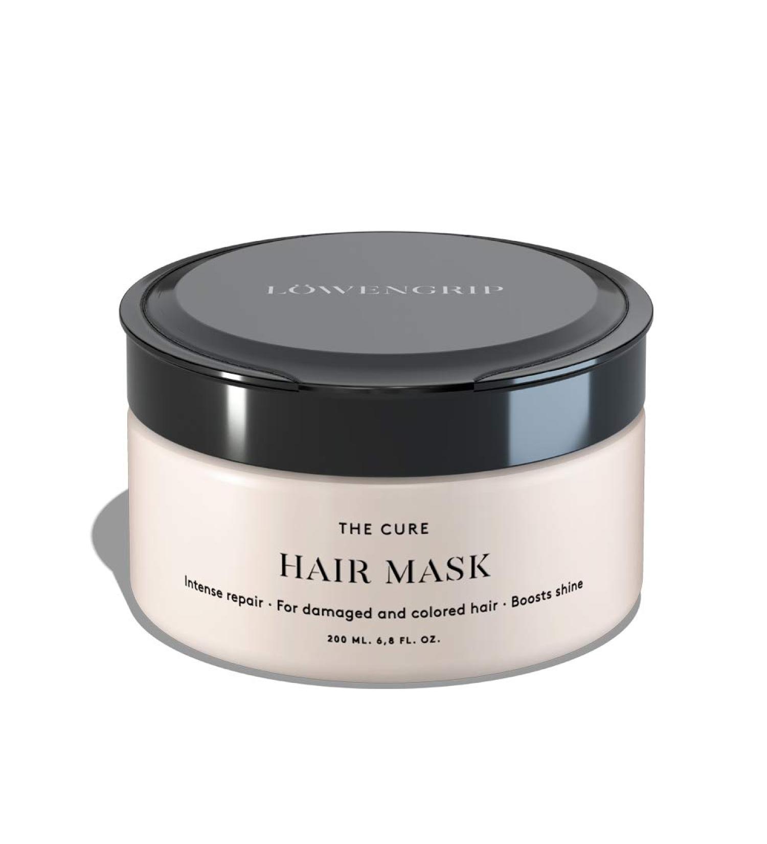 Cure Nourishing Hair Mask Shea Butter Argan Oil & Bamboo | Shine & Repair Damaged Hair | UV Protection | 200 ml | Sweden s #1 Beauty Brand - Buy Online on GoSupps.com