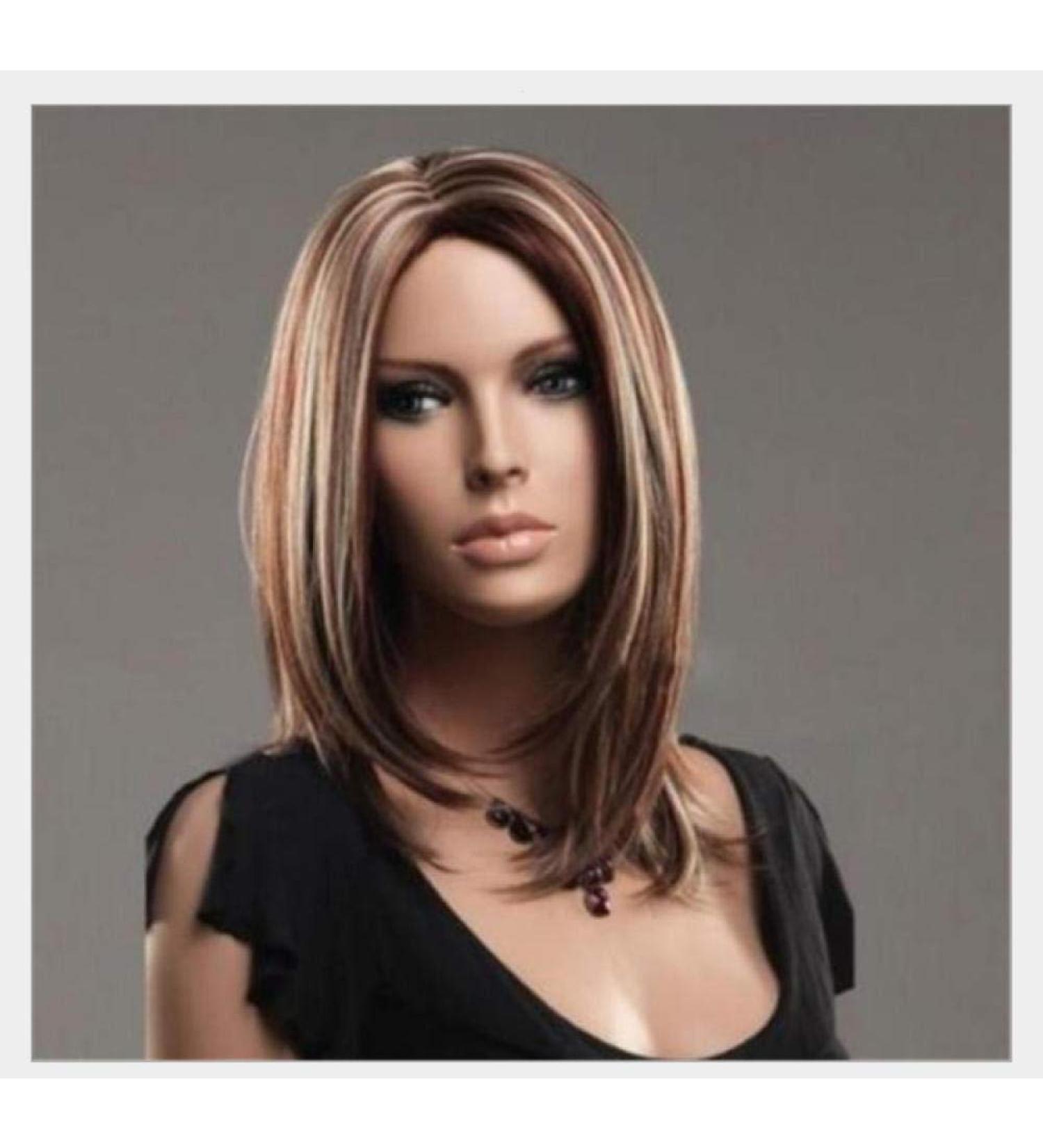 Buy BGHJUE N Wigmix Wigs with Bangs - Heat Resistant Water Wave Synthetic Wigs for African American Women - Long Stylish Hair - Buy Online on GoSupps.com