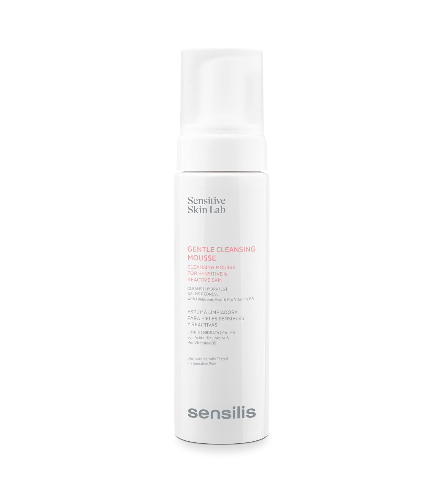 Sensilis - Gentle Cleansing Mousse Mousse Nettoyante pour Peaux Sensibles et R actives avec Acide Hyaluronique et Vitamine B5-200 ml - Buy Online on GoSupps.com